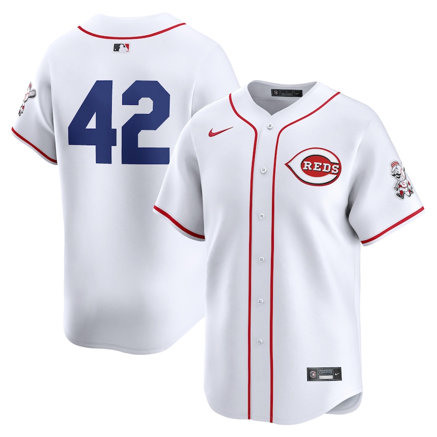 Cincinnati Reds 2024 Jackie Robinson Day Home Limited Jersey White