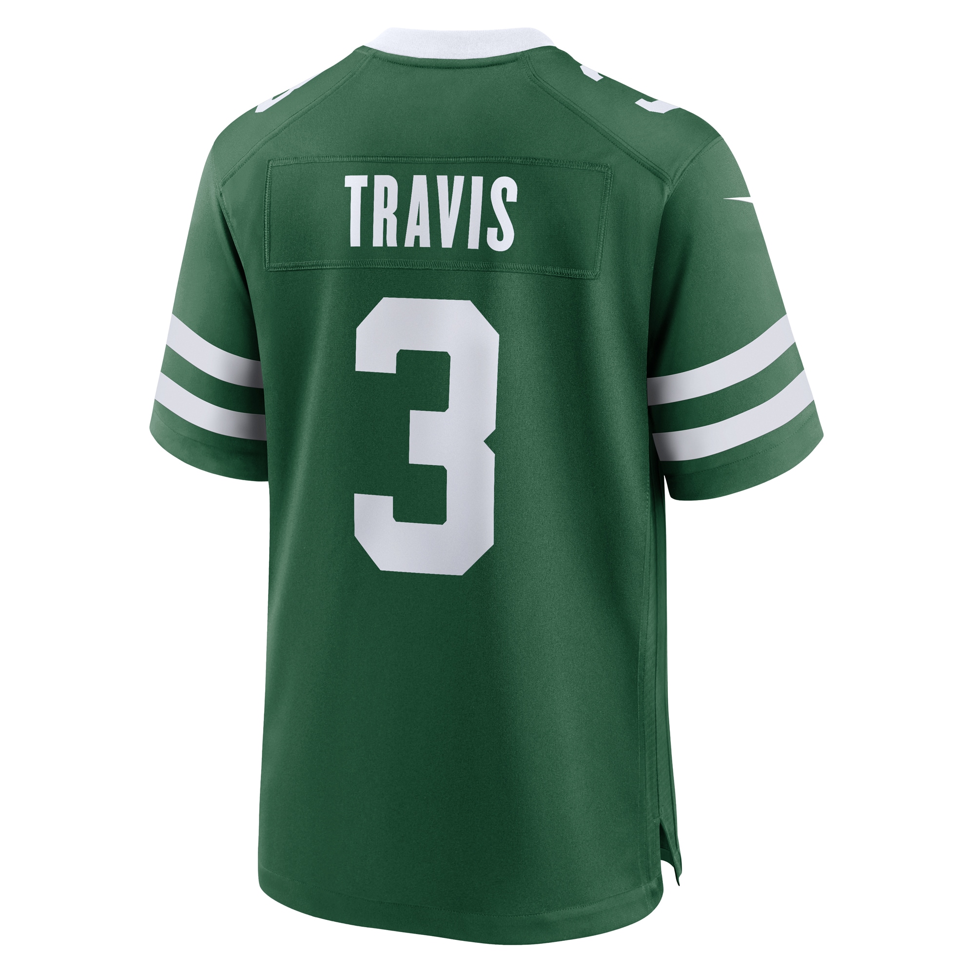 New York Jets Travis Legacy Green Team Game NFL Jersey Men's