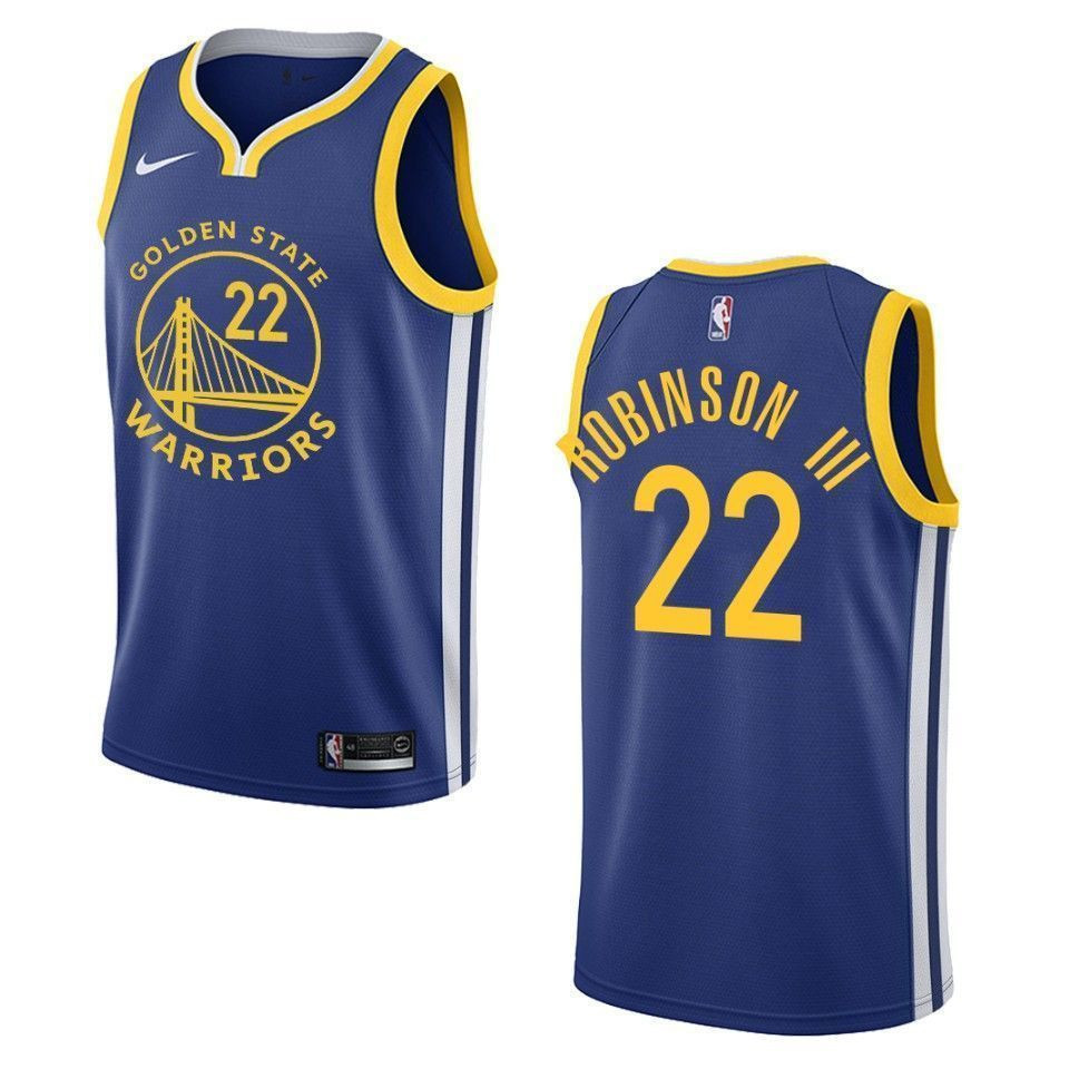 Golden State Warriors 22 Glenn Robinson Iii Icon Swingman Royal NBA Jersey Men's