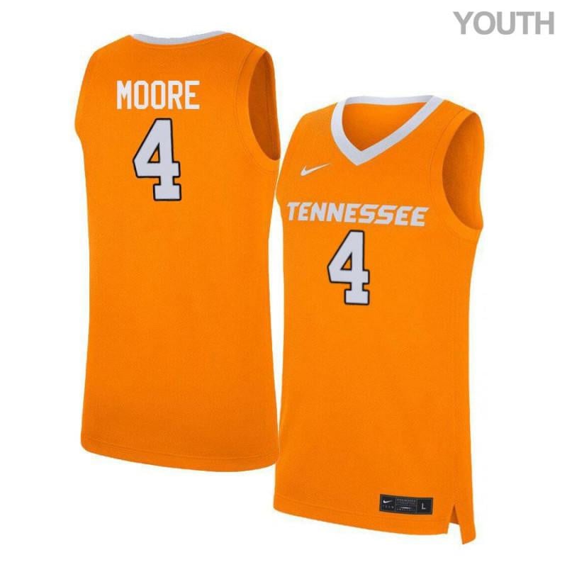 4 Armani Moore Orange Elite Tennessee Volunteers NCAA Jersey Youth