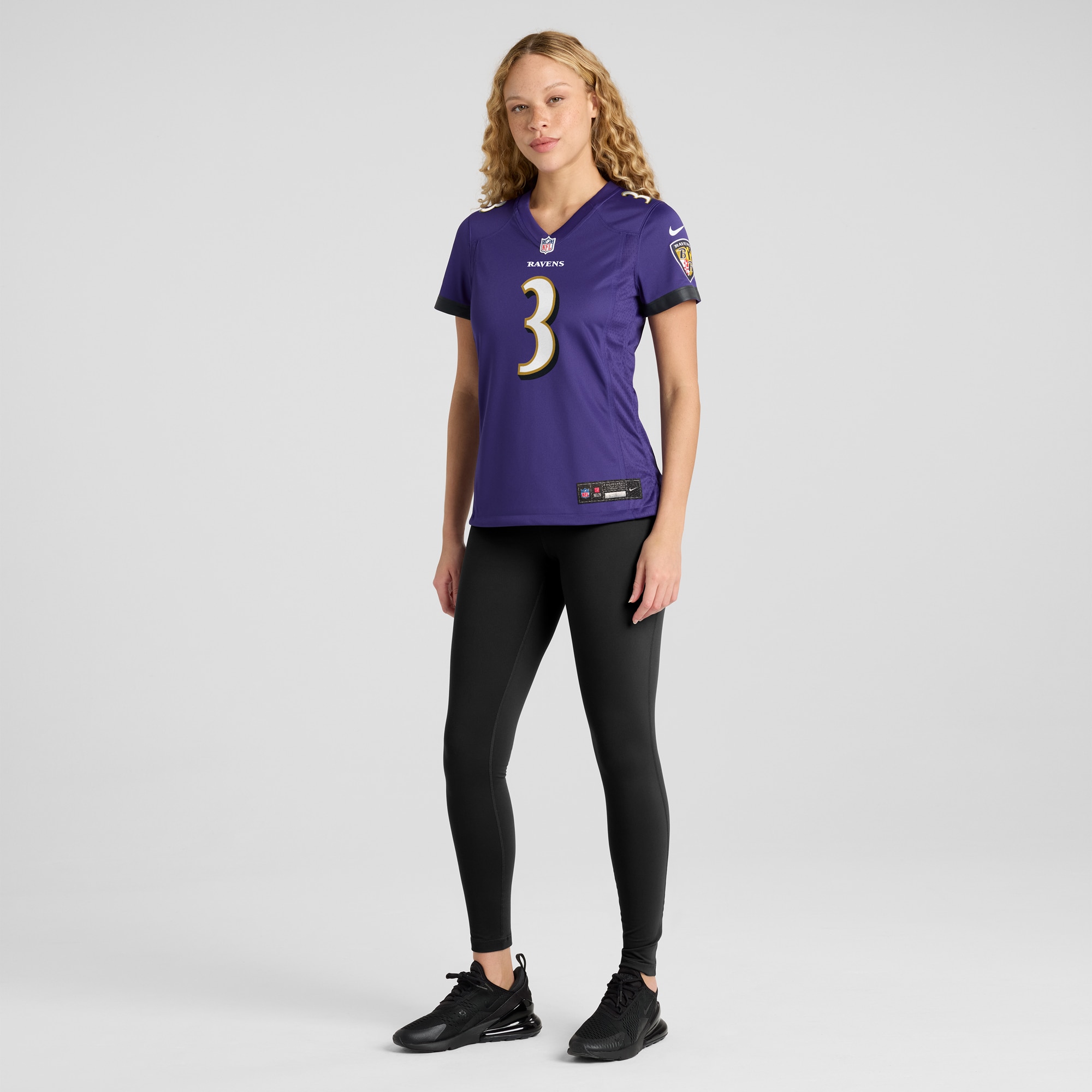 Baltimore Ravens Deonte Harty Purple Game NFL Jersey Women's