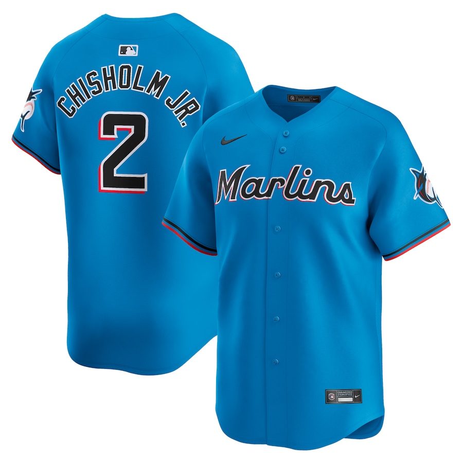 Jazz Chisholm Jr. Miami Marlins Alternate Limited Player Jersey Blue