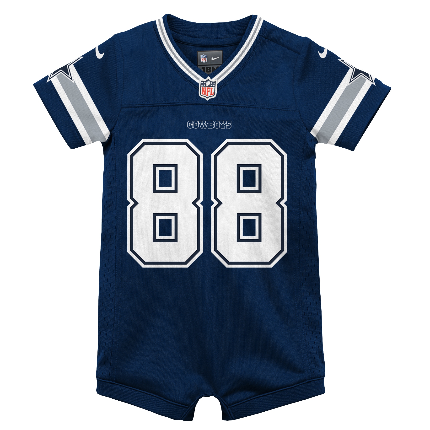 Infant Dallas Cowboys CeeDee Lamb Navy Game Romper NFL Jersey Men's