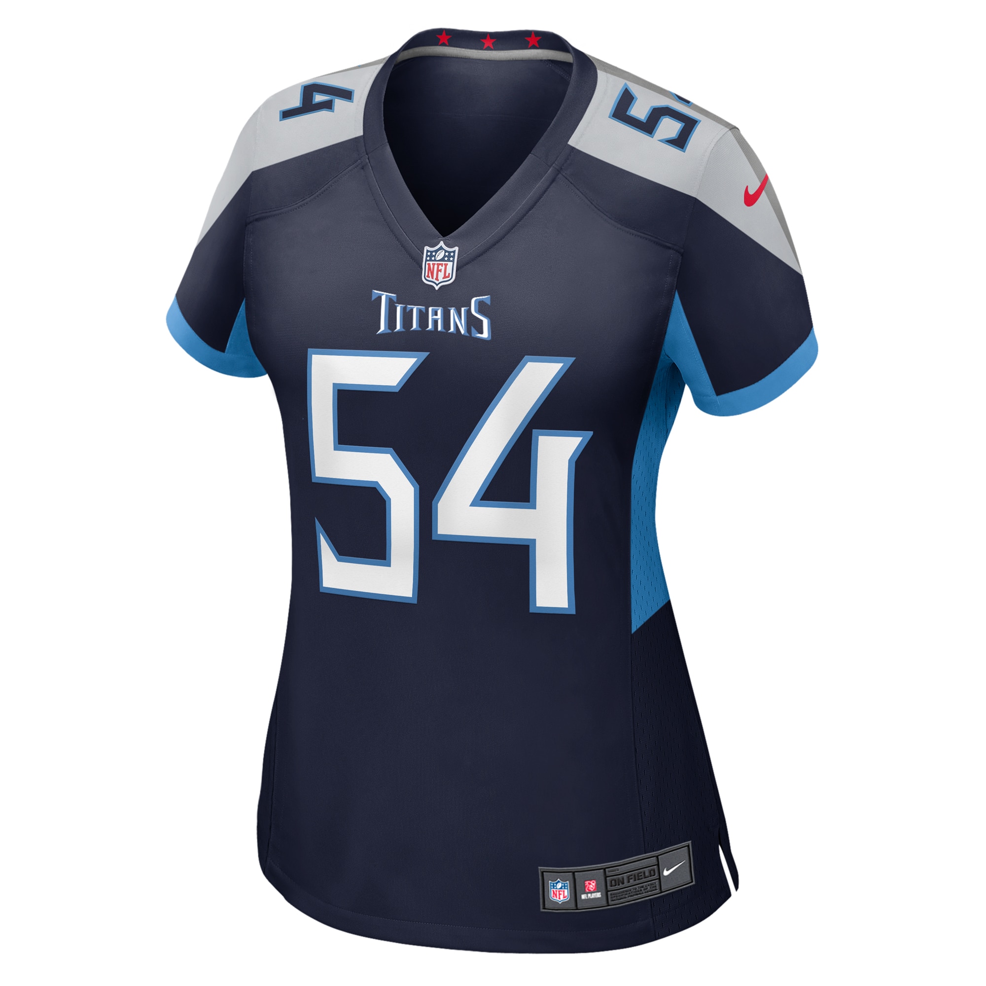 Tennessee Titans Garret Wallow Navy Game NFL Jersey Women's