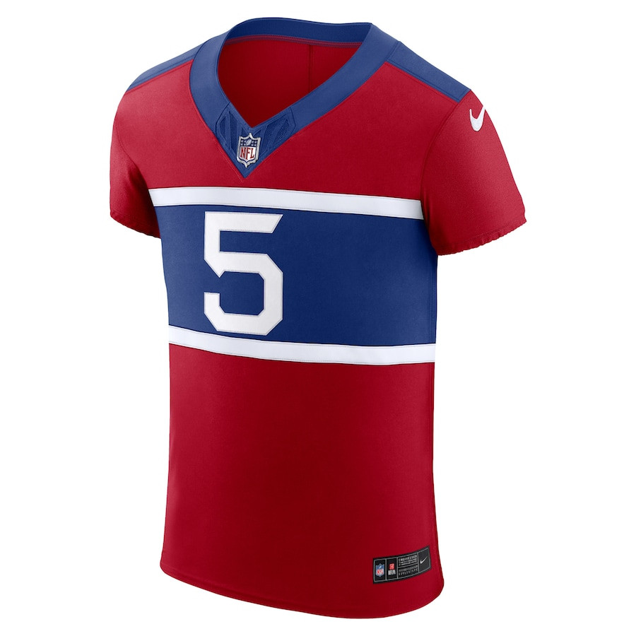 Kayvon Thibodeaux 5 New York Giants Alternate Vapor F.U.S.E. Elite Player Century Red NFL Jersey Men's