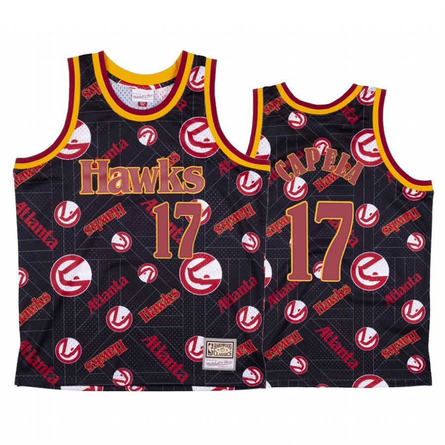 Clint Capela 17 Atlanta Hawks Red Tear Up Pack NBA Jersey Men's