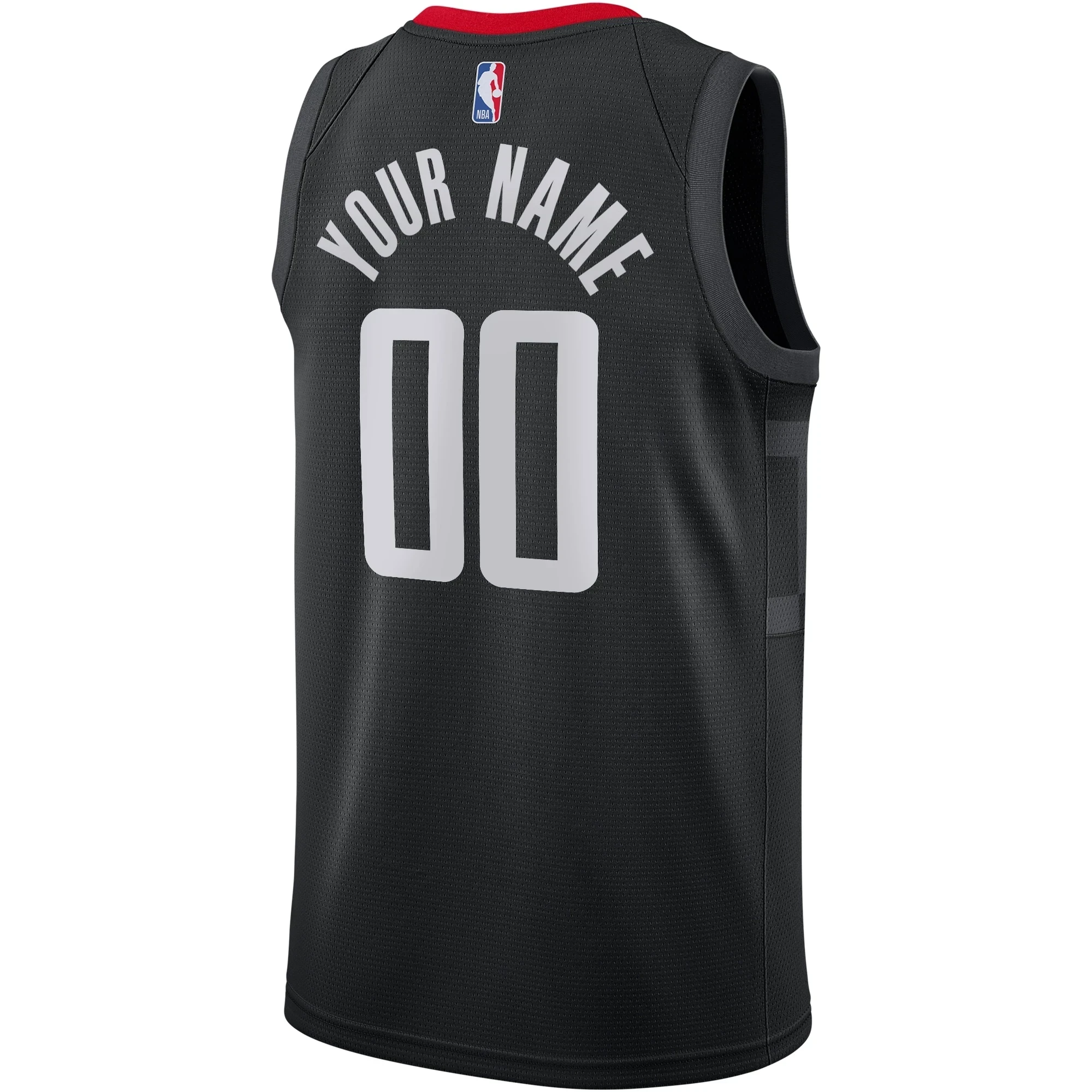 Houston Rockets Swingman Custom Statement Edition Black NBA Jersey Men's