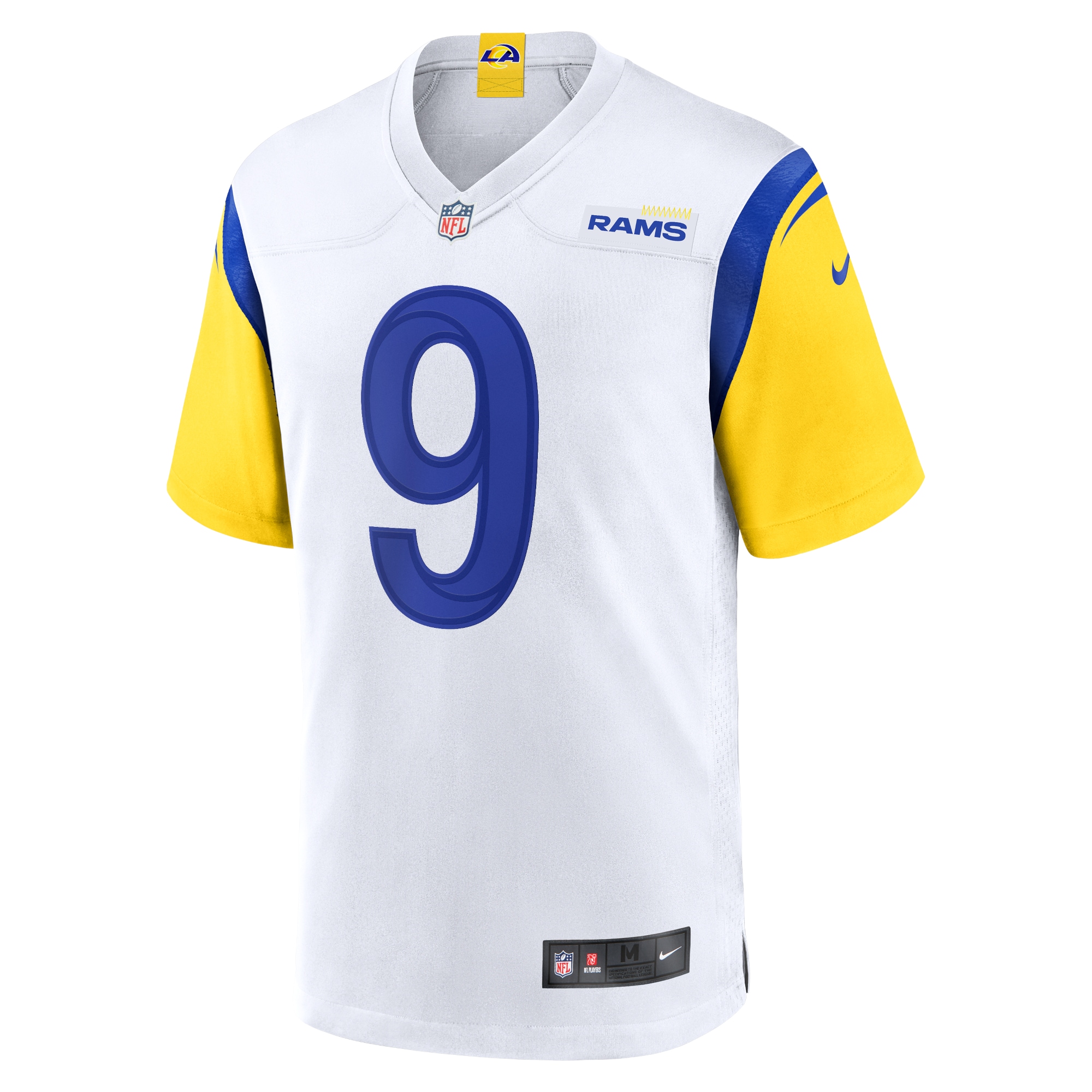 Los Angeles Rams Matthew Stafford White Alternate Game NFL Jersey Men's