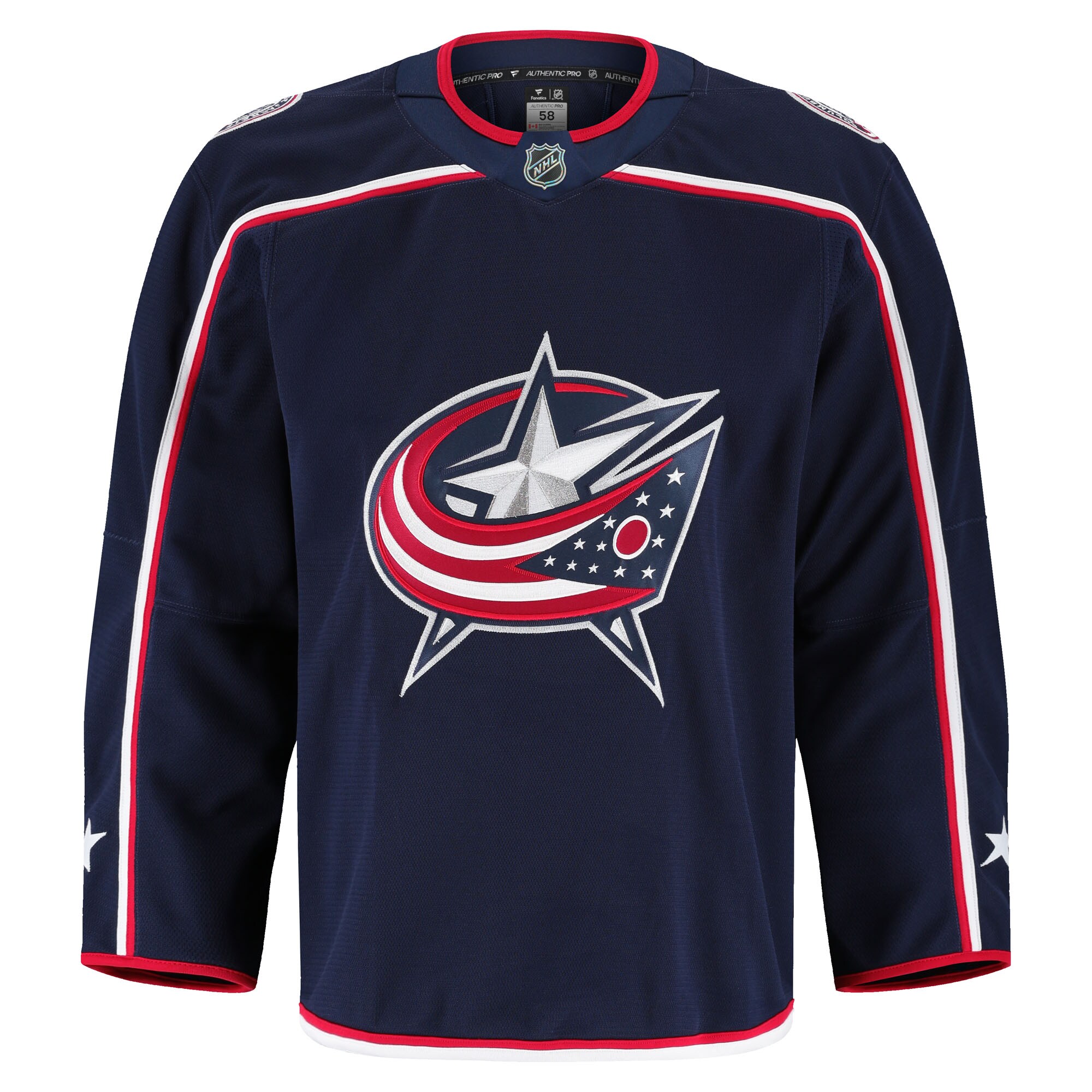 Columbus Blue Jackets Navy Home Pro NHL Jersey Men's