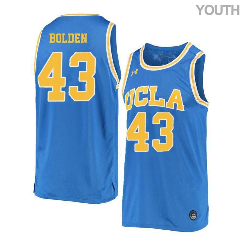 43 Jonah Bolden Blue Retro Elite UCLA Bruins NCAA Jersey Youth