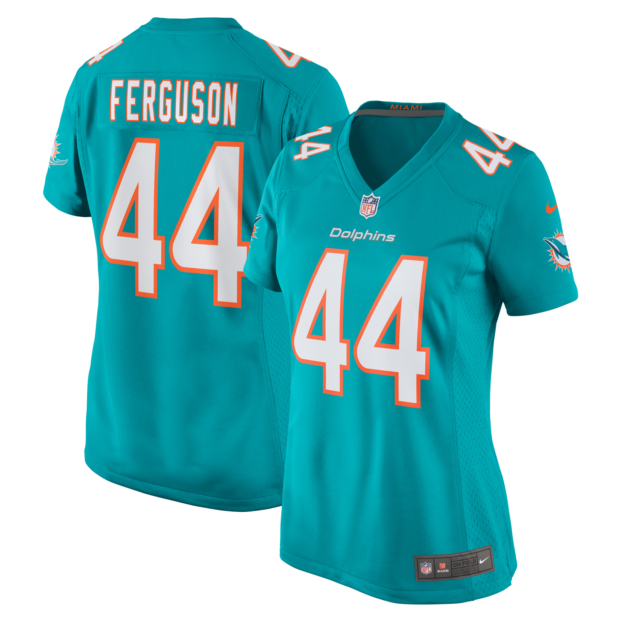 Miami Dolphins Blake Ferguson Aqua Game Player NFL Jersey Women's