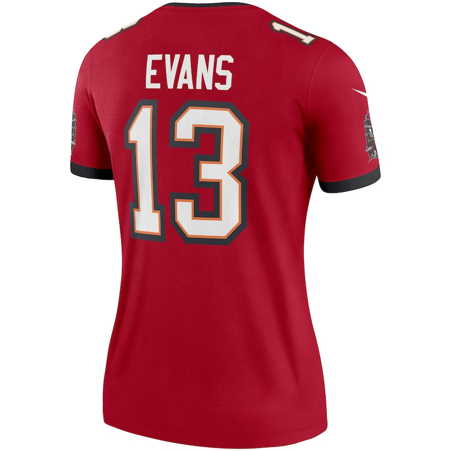 Mike Evans 13 Tampa Bay Buccaneers Legend Red NFL Jersey Women's