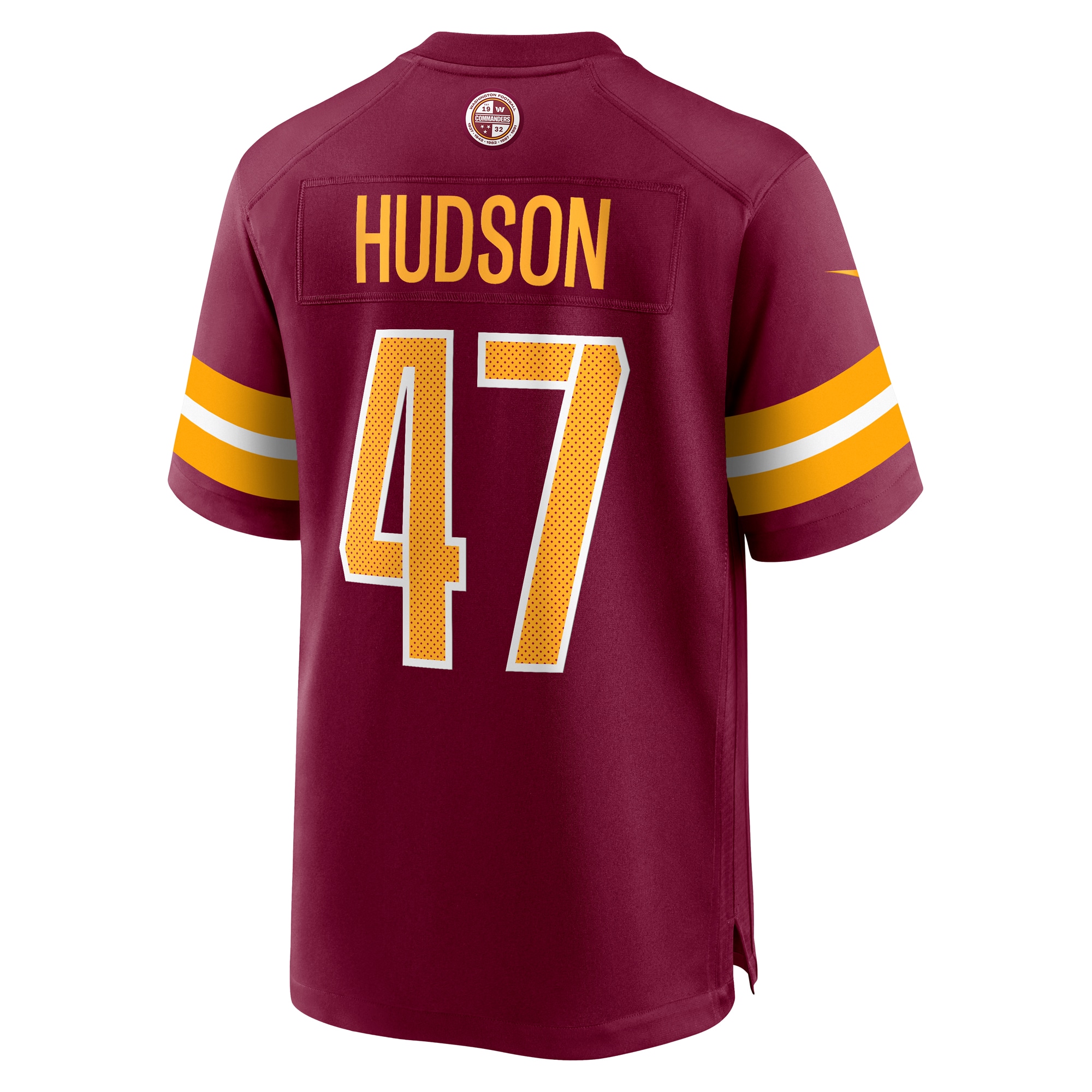 Washington Commanders Khaleke Hudson Burgundy Game NFL Jersey Men's