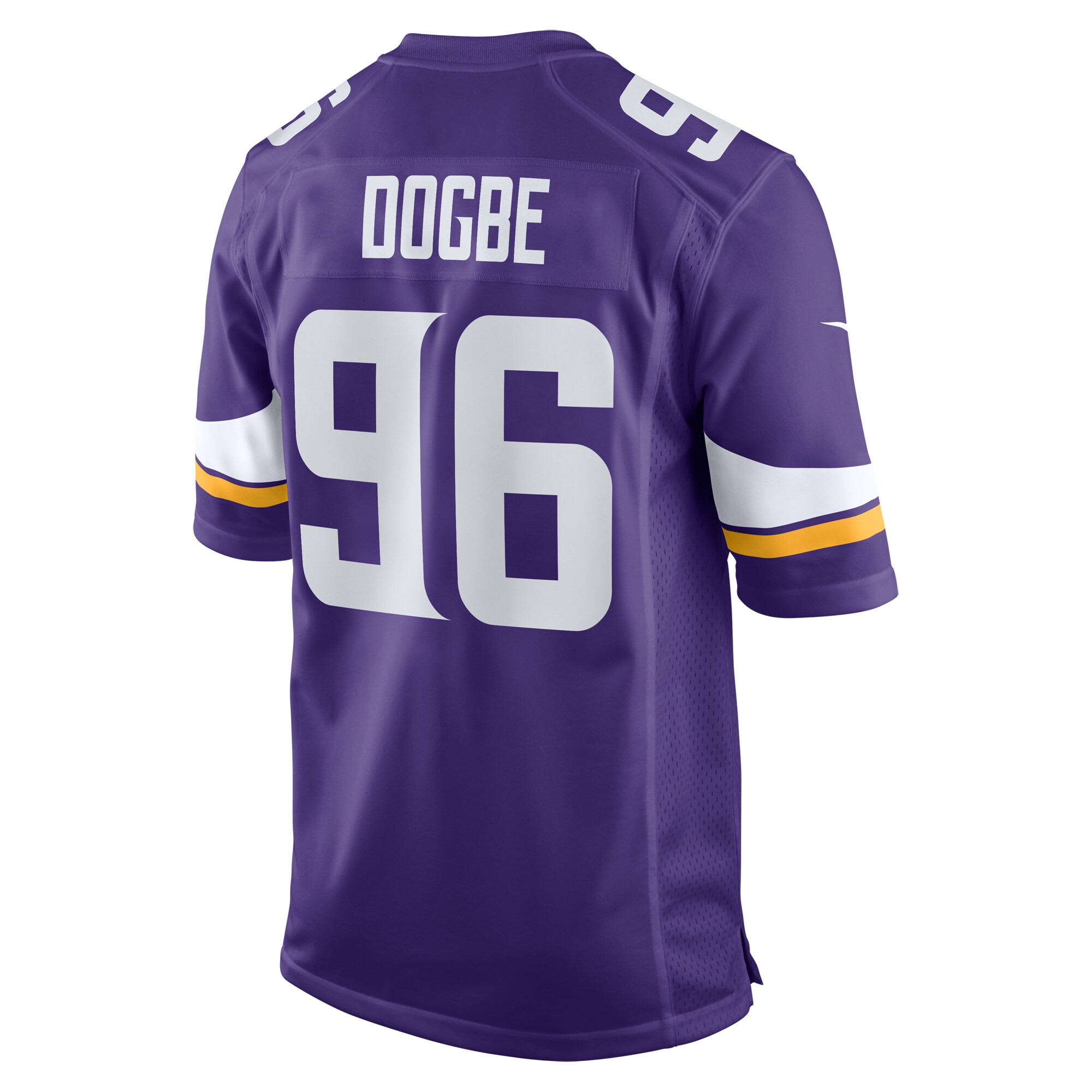 Minnesota Vikings Michael Dogbe Purple Team Game NFL Jersey Men's