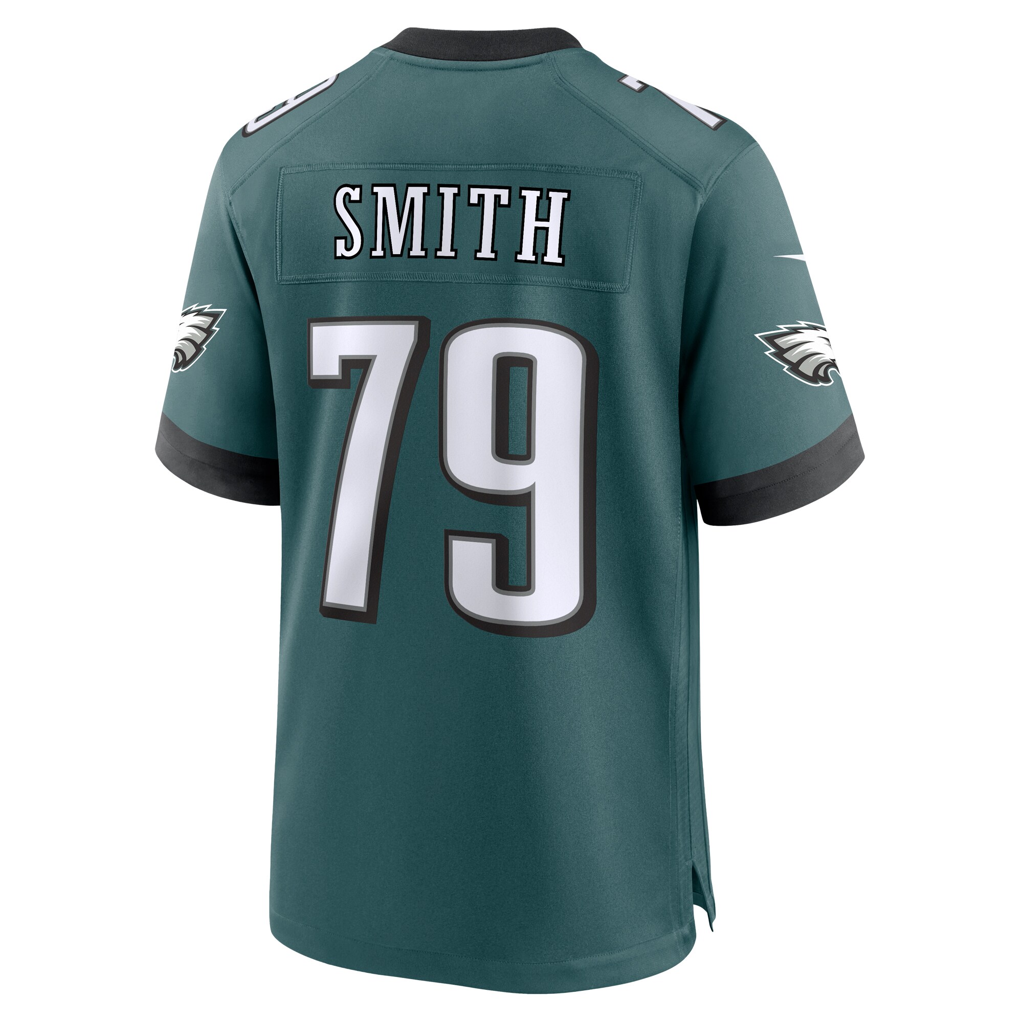 Philadelphia Eagles Lecitus Smith Midnight Green Game NFL Jersey Men's