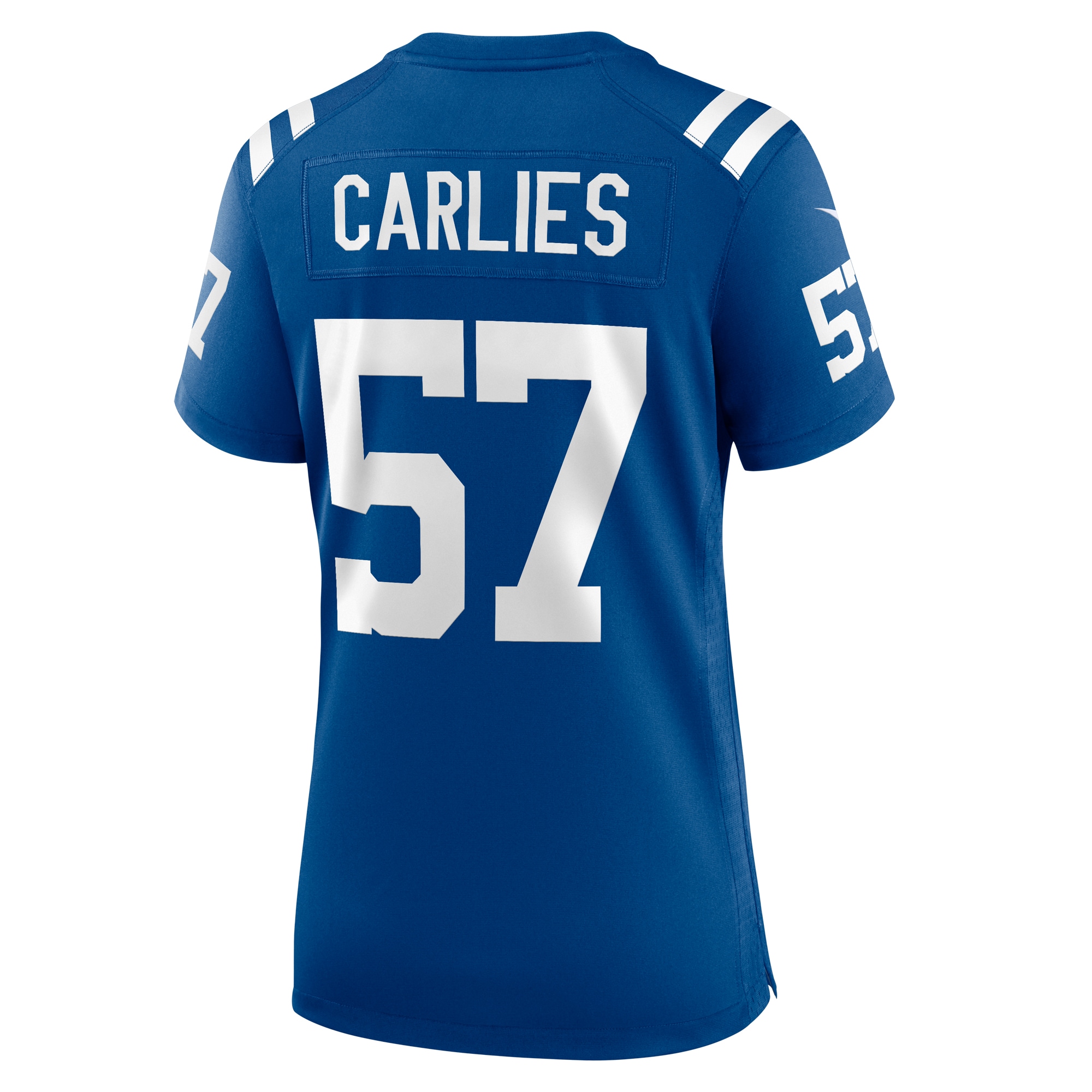 Indianapolis Colts Jaylon Carlies Royal Game NFL Jersey Women's