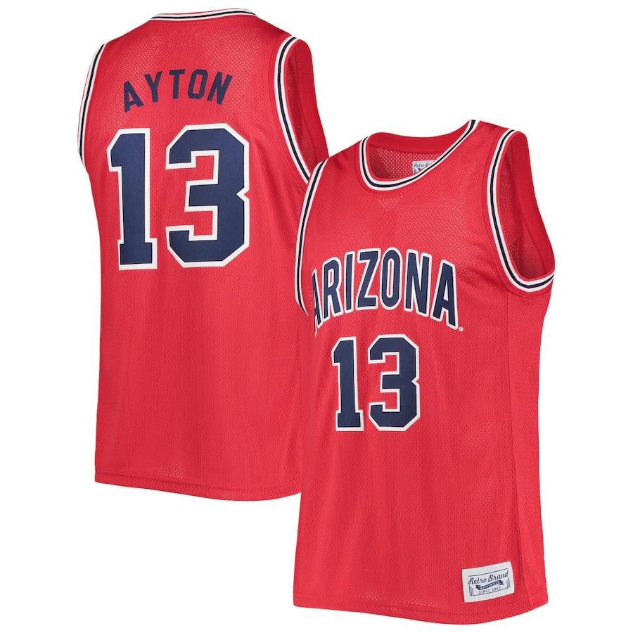 Deandre Ayton Arizona Wildcats Original Retro Brand Commemorative Classic Red NCAA Jersey Men's