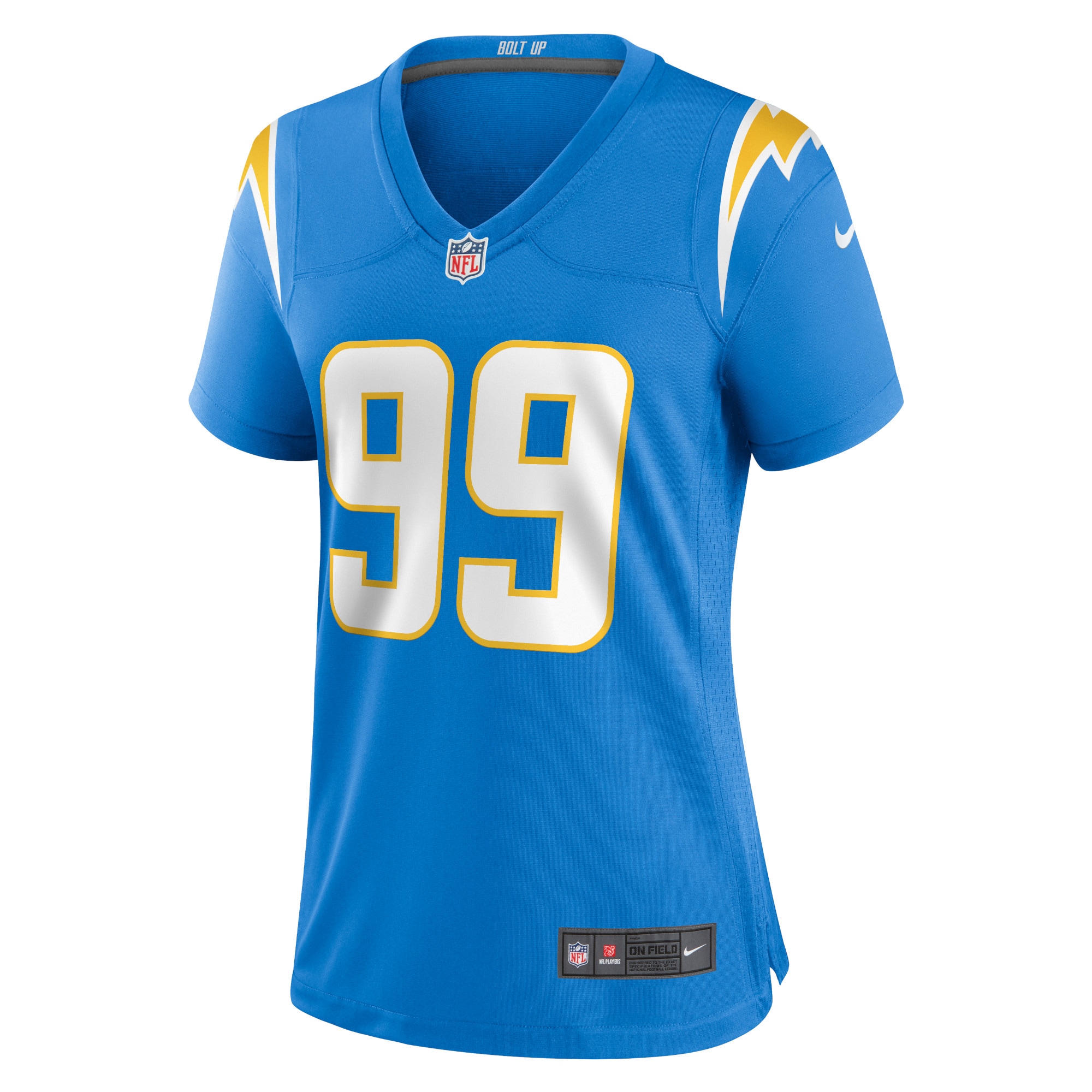 Los Angeles Chargers Scott Matlock Powder Blue Team Game NFL Jersey Women's