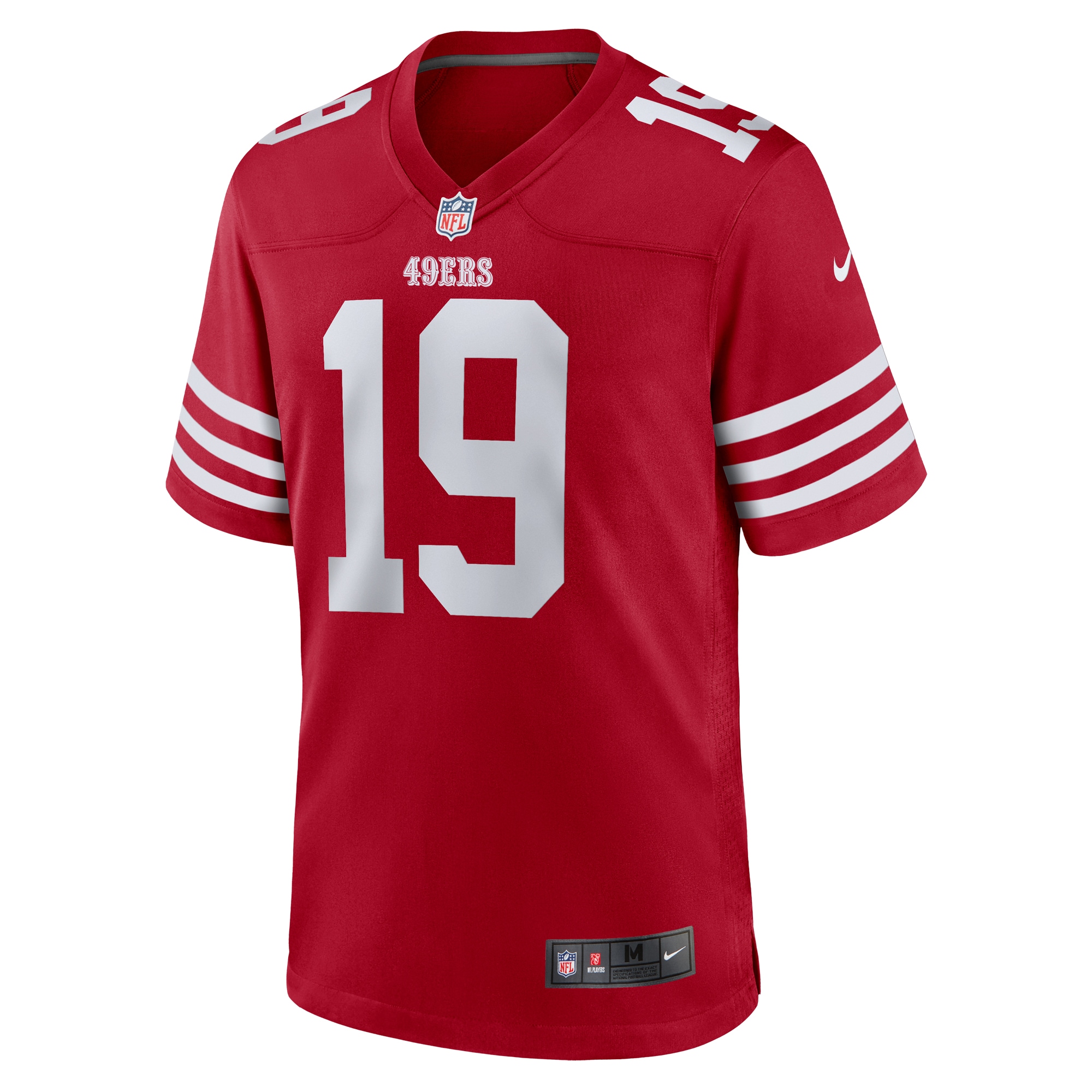 San Francisco 49ers Trent Taylor Scarlet Team Game NFL Jersey Men's