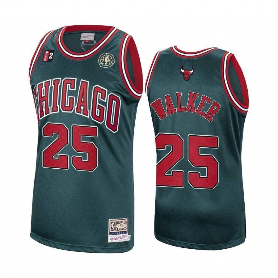 Chet Walker 25 Chicago Bulls Green Hardwood Classics NBA Jersey Men's