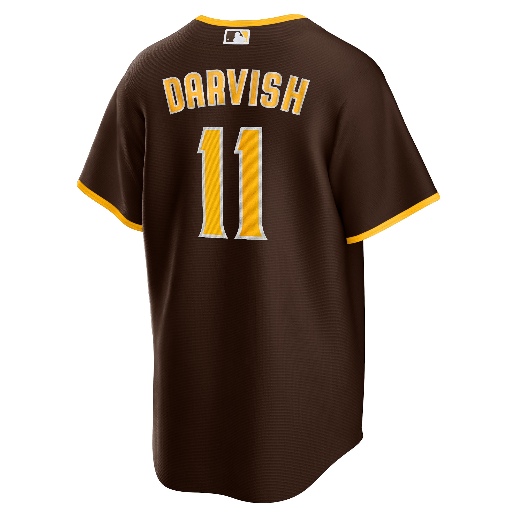 San Diego Padres Yu Darvish Brown Alternate Player MLB Jersey Men's