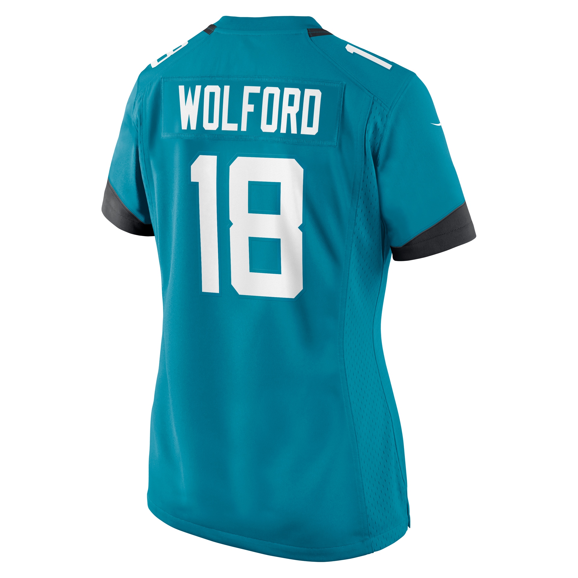 Jacksonville Jaguars John Wolford Teal Team Game NFL Jersey Women's