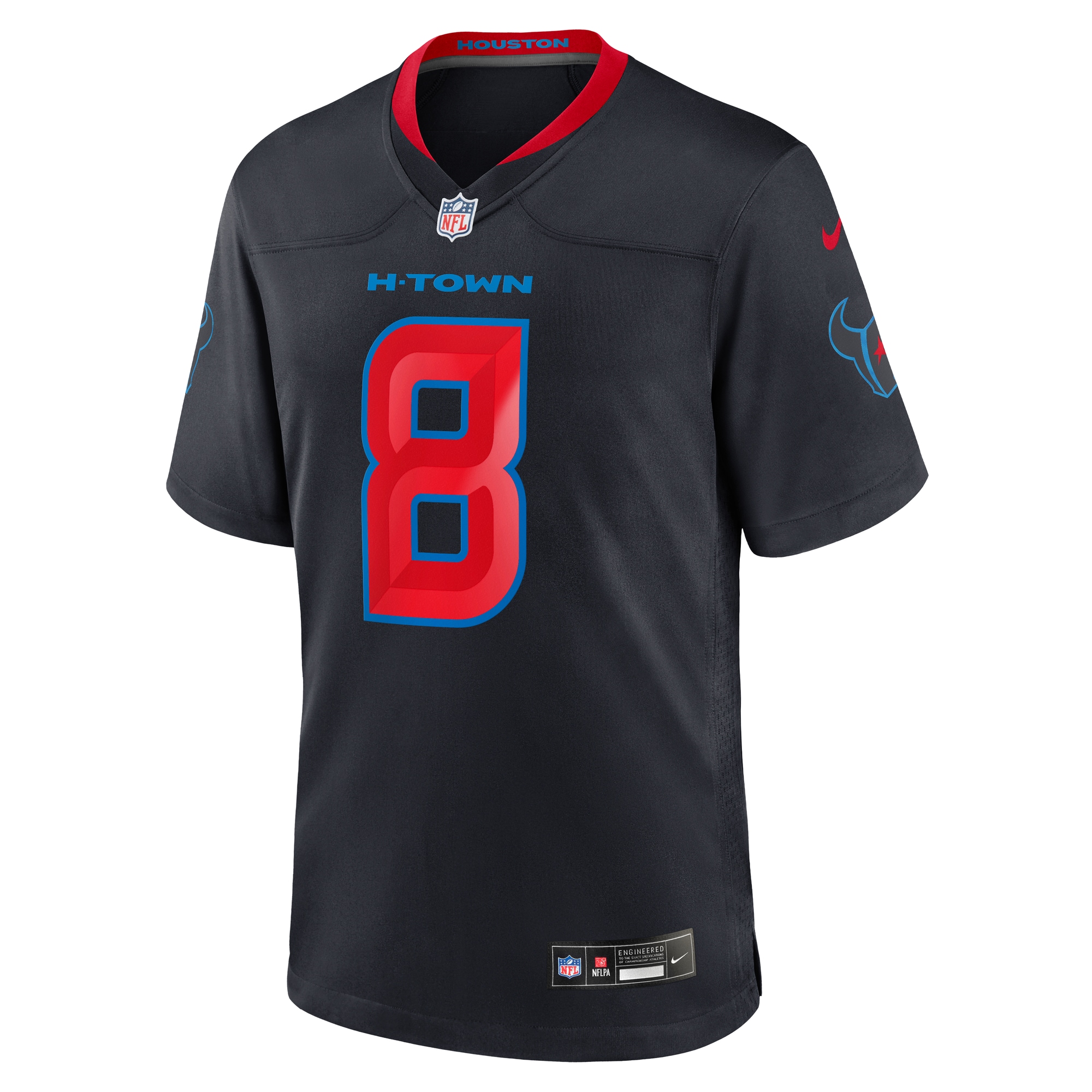 Houston Texans John Metchie III Navy 2nd Alternate Game NFL Jersey Men's