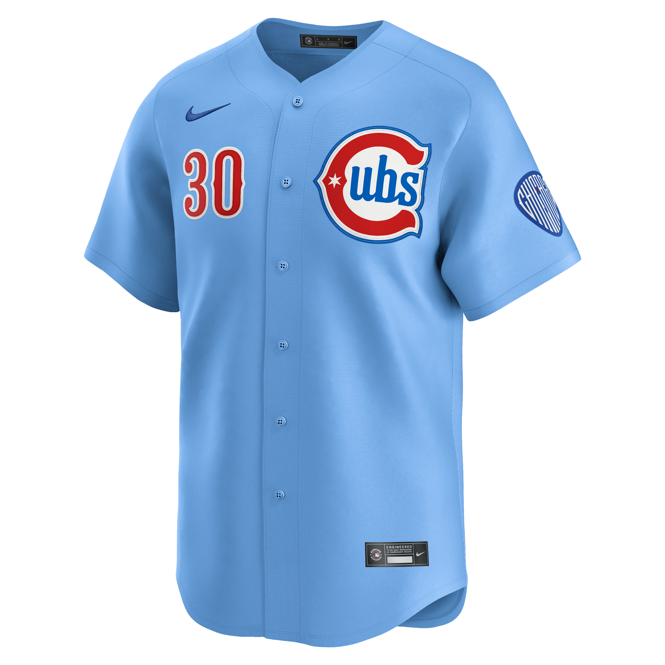 Kyle Tucker 30 Chicago Cubs Limited Alternate 2 Baby Blue MLB Jersey Men's