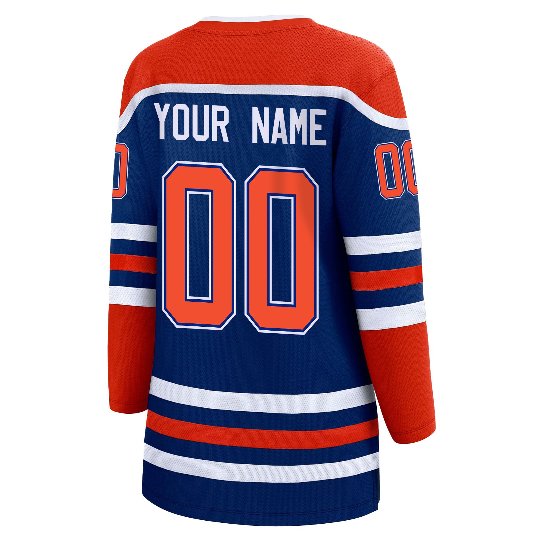 Edmonton Oilers 2024 STANLEY CUP Final Home Custom Royal NHL Jersey Women's