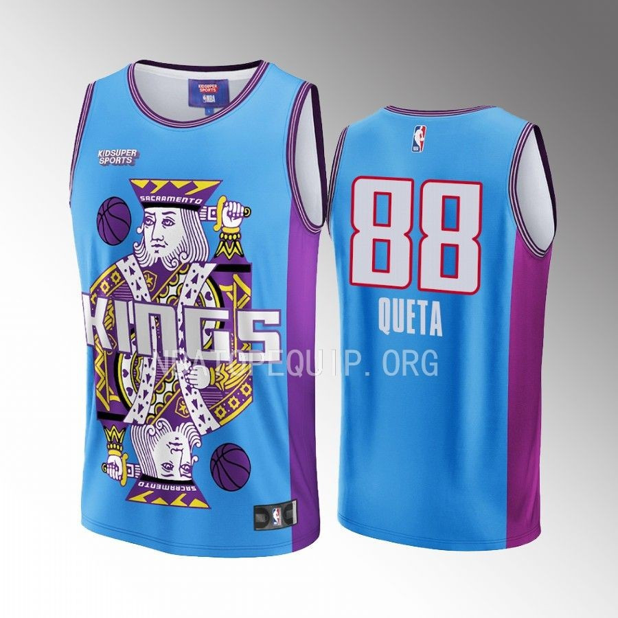 Neemias Queta 88 Sacramento Kings KidSuper Studio Unisex Hometown NBA Jersey Unisex