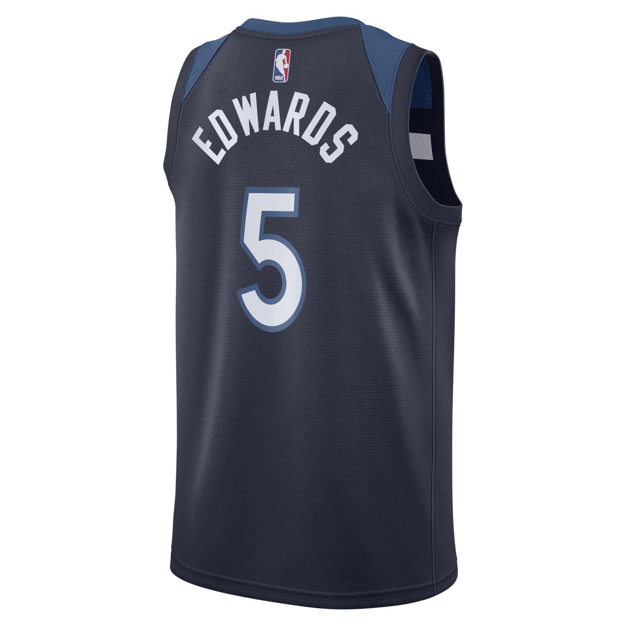 Minnesota Timberwolves Icon Edition Swingman Navy Anthony Edward NBA Jersey Youth