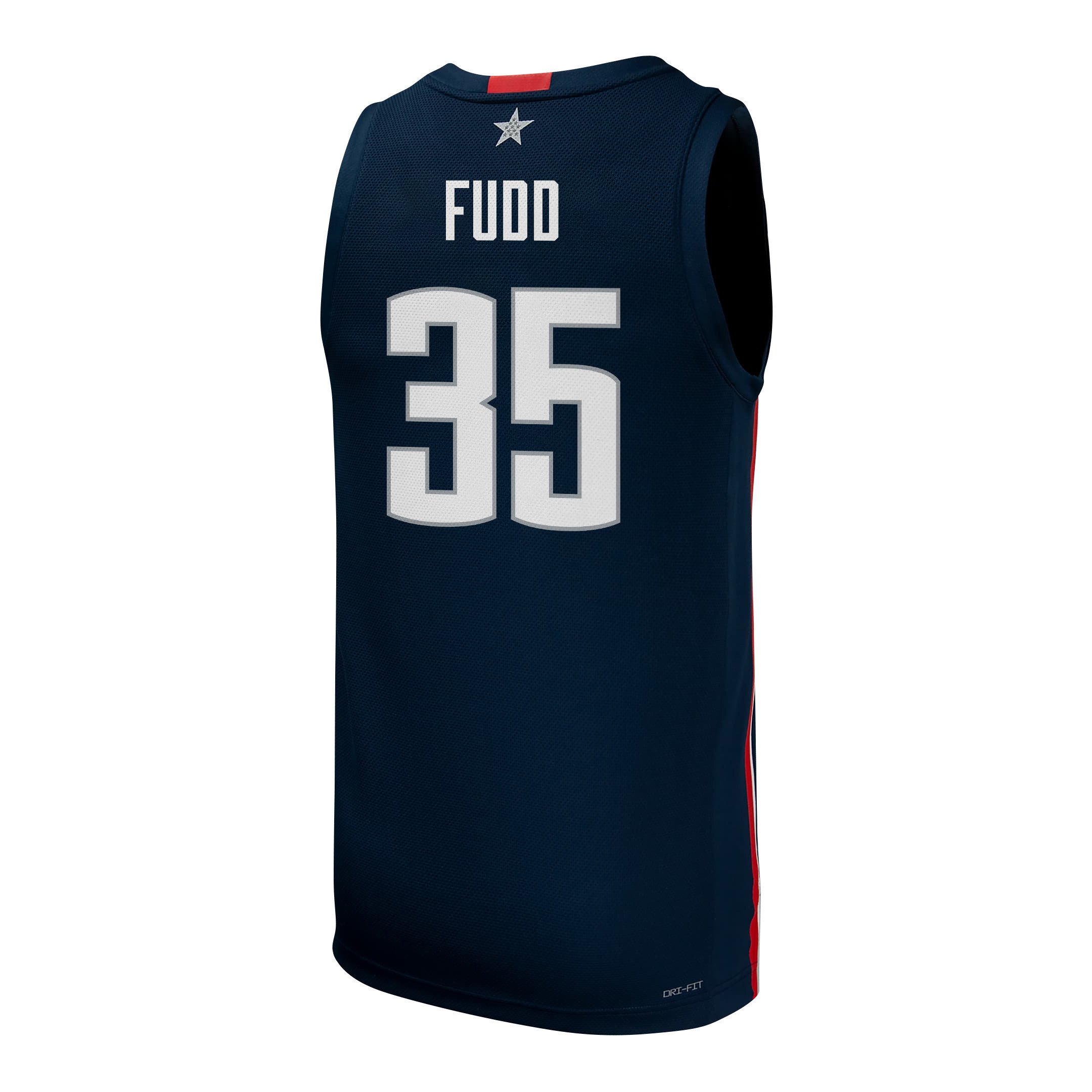 Azzi Fudd 35 UConn Huskies 2024 Navy Unisex NCAA Jersey Unisex