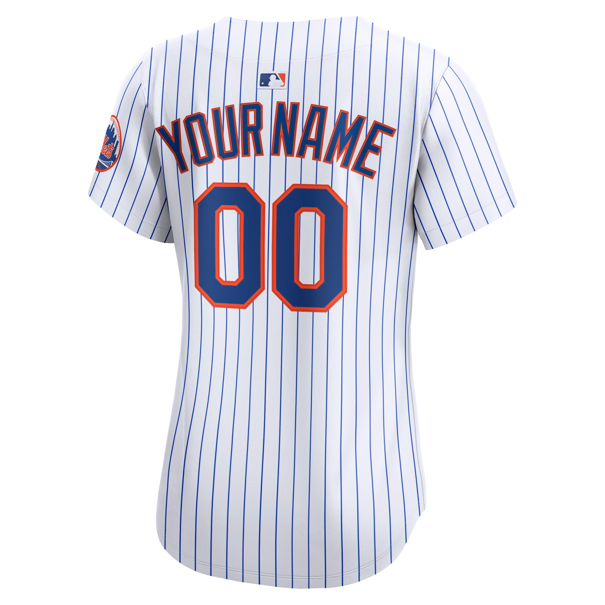New York Mets White Home Limited Custom MLB Jersey Women's