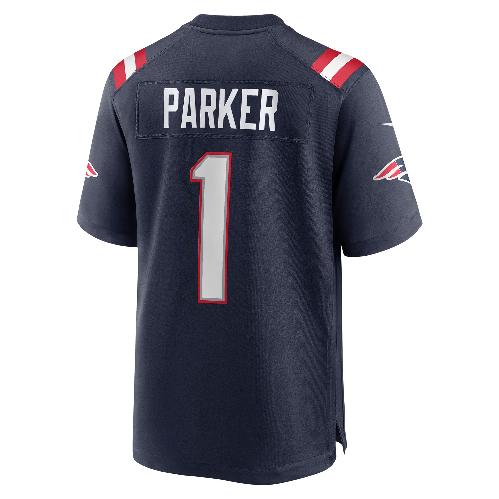 New England Patriots DeVante Parker Navy Game NFL Jersey Men's