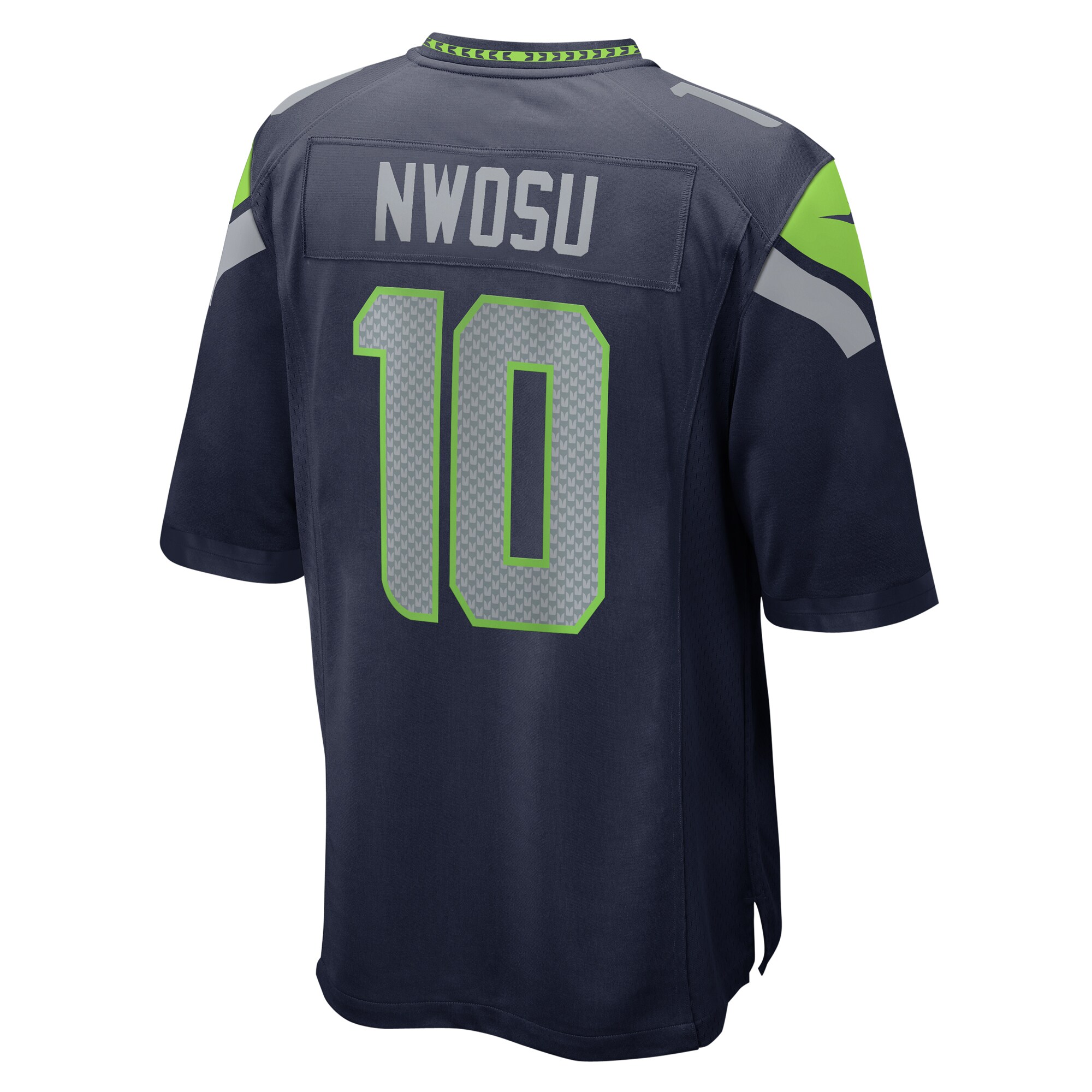 Seattle Seahawks Uchenna Nwosu College Navy Game NFL Jersey Men's