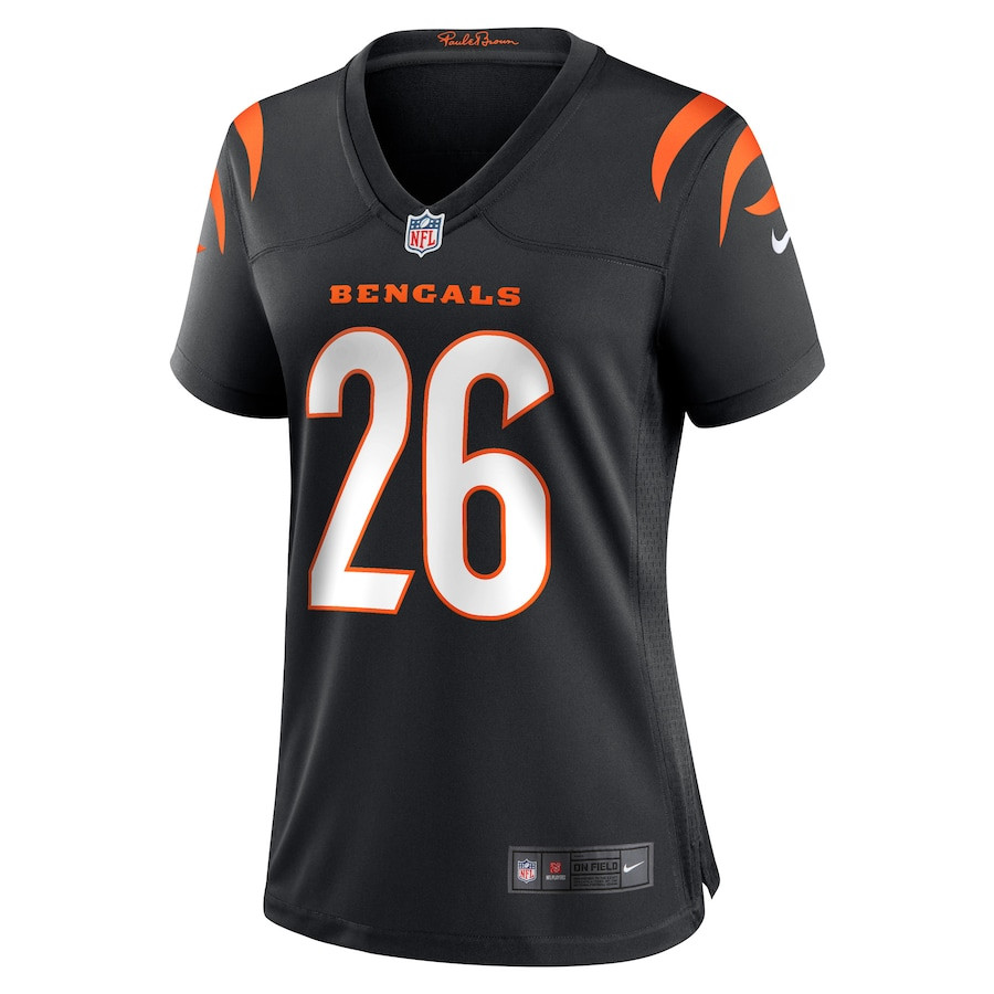Tycen Anderson 26 Cincinnati Bengals Game Black NFL Jersey Women's