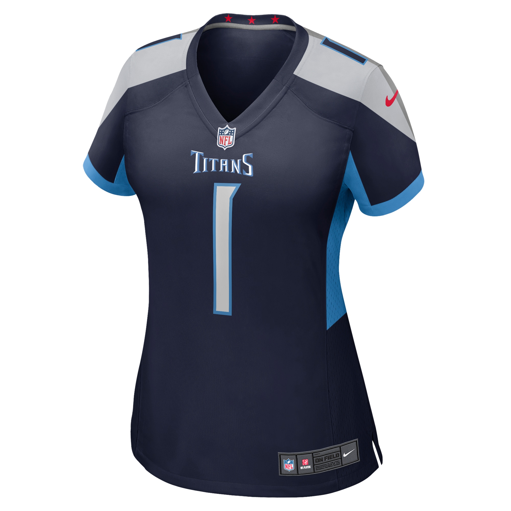 Tennessee Titans Number 1 Mom Navy Game NFL Jersey Women's