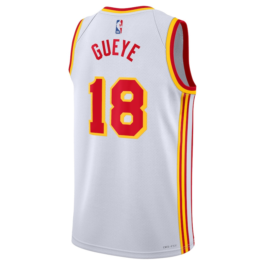 Mouhamed Gueye 18 Atlanta Hawks Unisex Swingman Association Editio White NBA Jersey Unisex