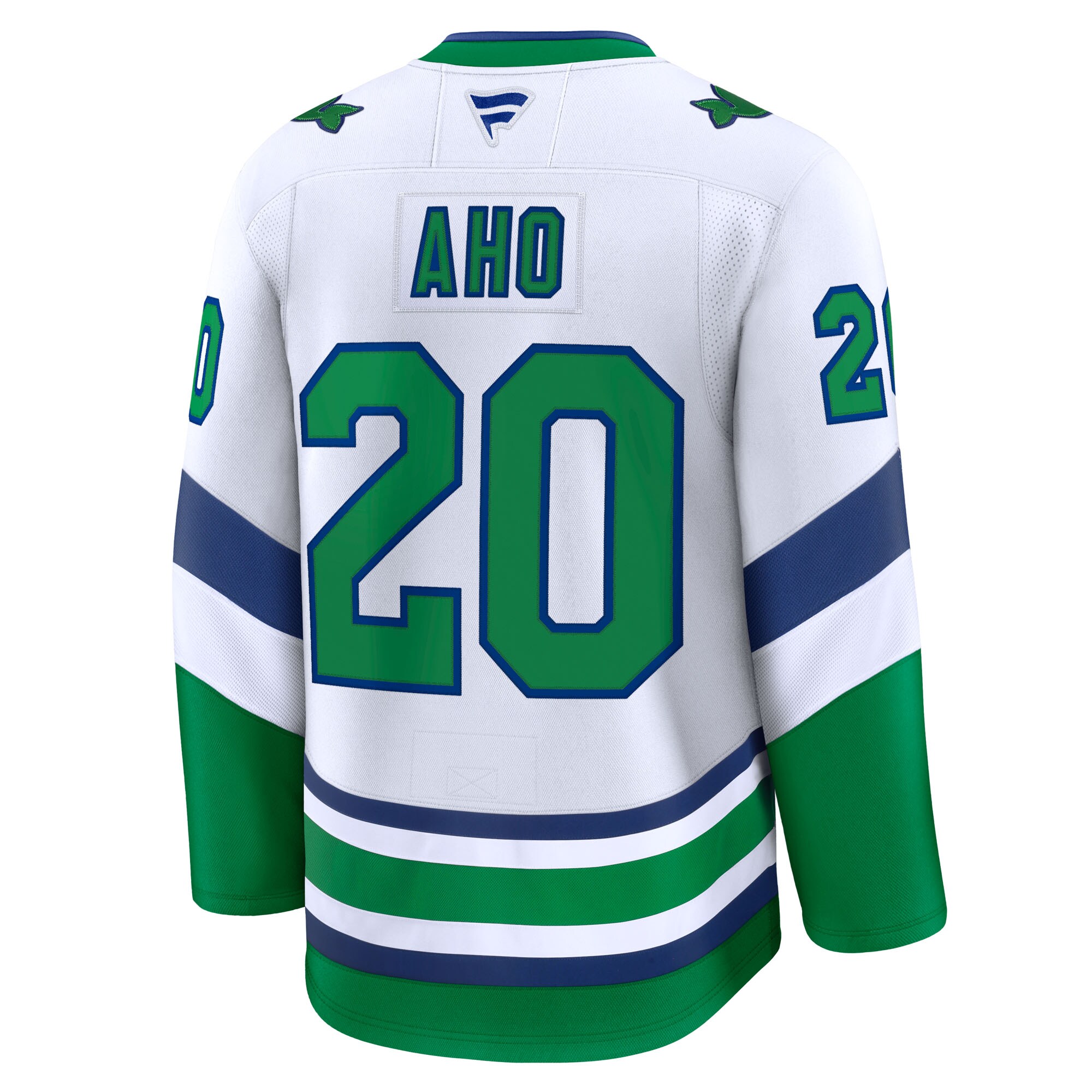 Carolina Hurricanes Sebastian Aho White Throwback Premium NHL Jersey Men's