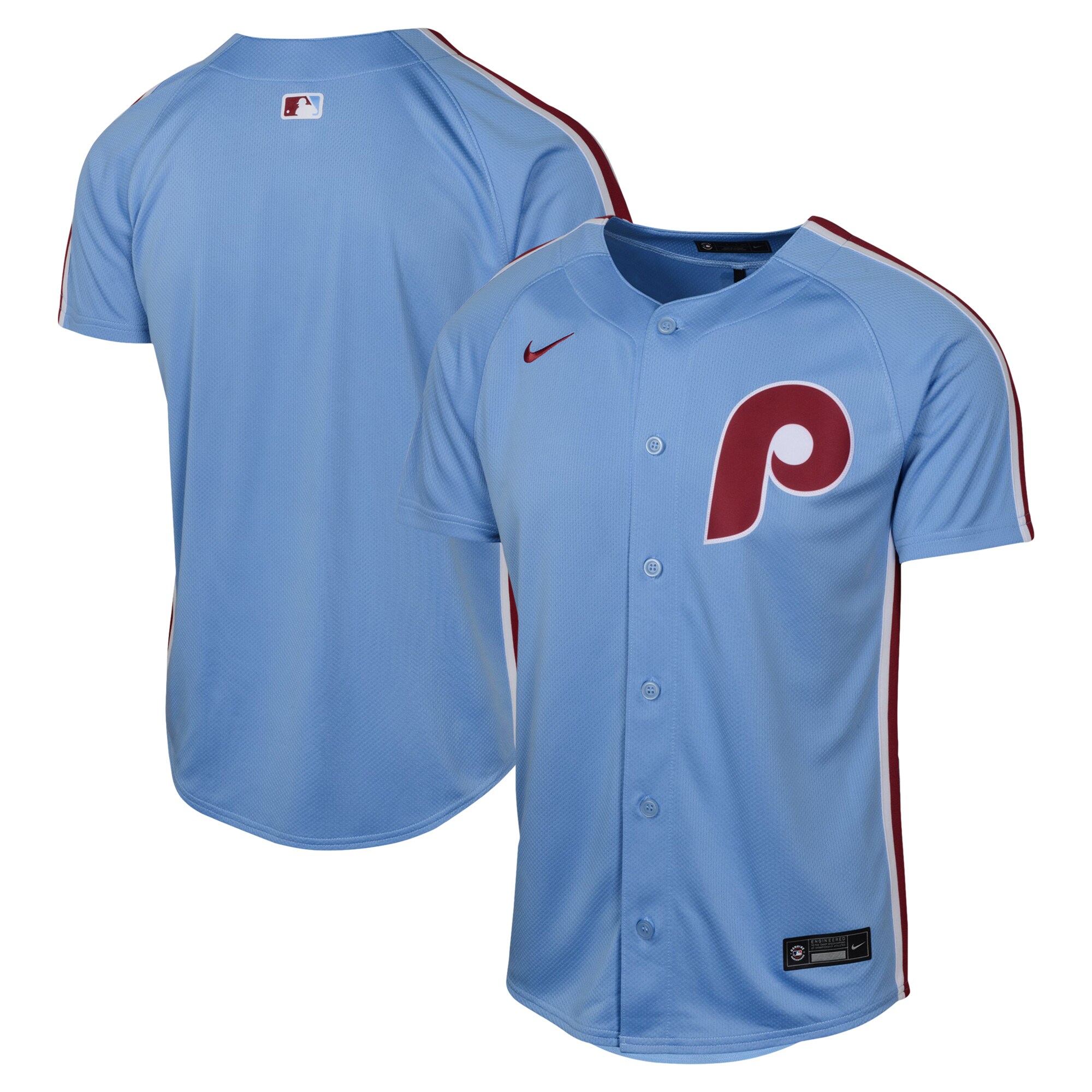 Philadelphia Phillies Light Blue Alternate Limited MLB Jersey Youth
