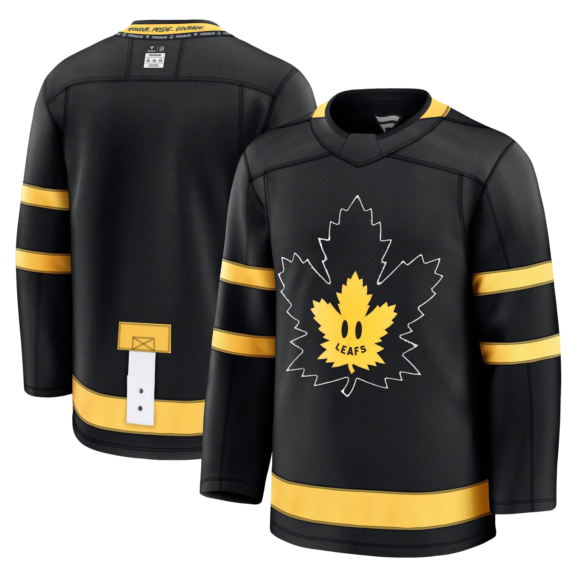 Toronto Maple Leafs x drew house Black Alternate Premium Custom NHL Jersey Men's