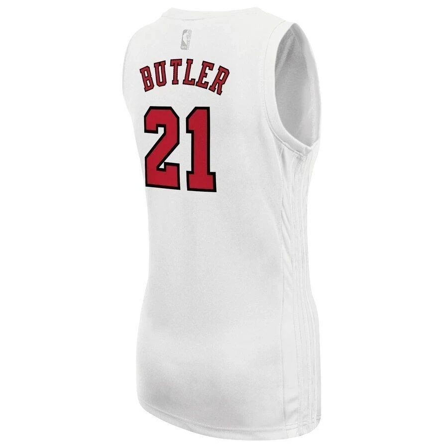 Jimmy Butler Chicago Bulls Fashion White NBA Jersey Women's