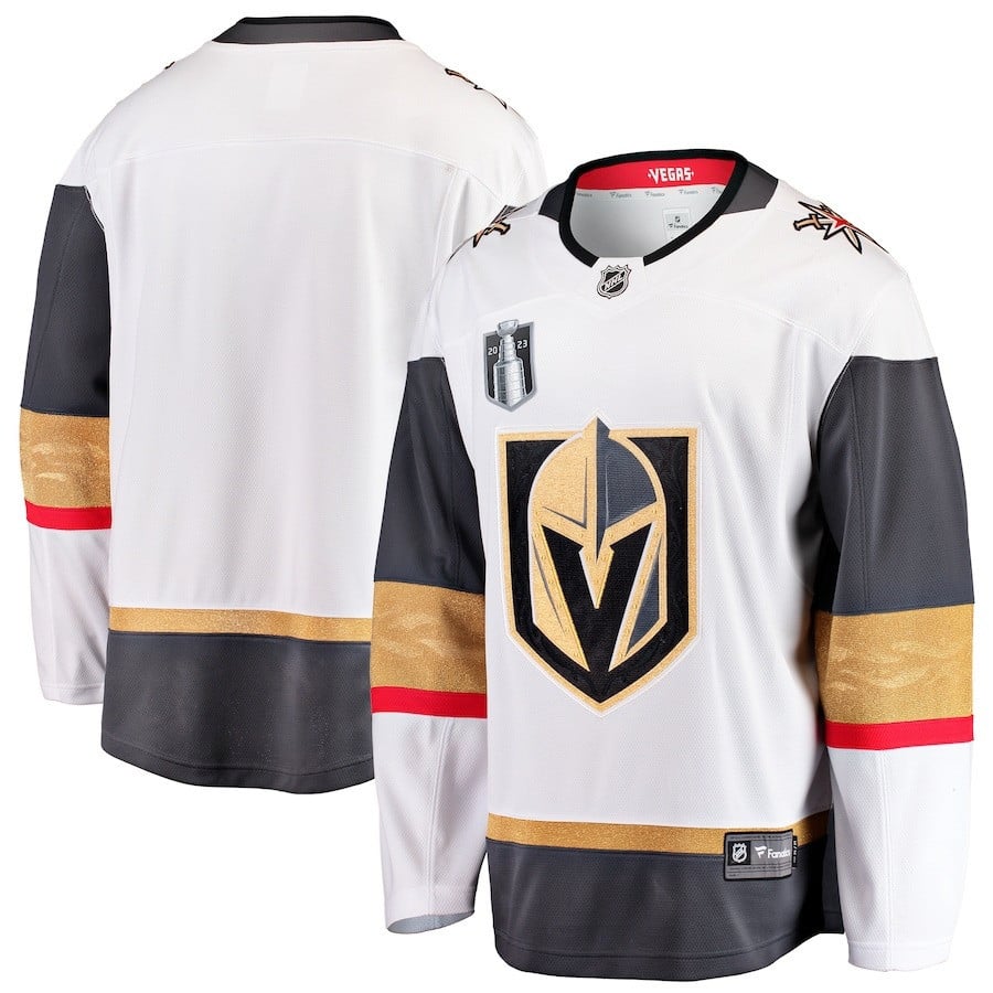 Vegas Golden Knights 2023 Stanley Cup Final Away Breakaway White NHL Jersey Men's