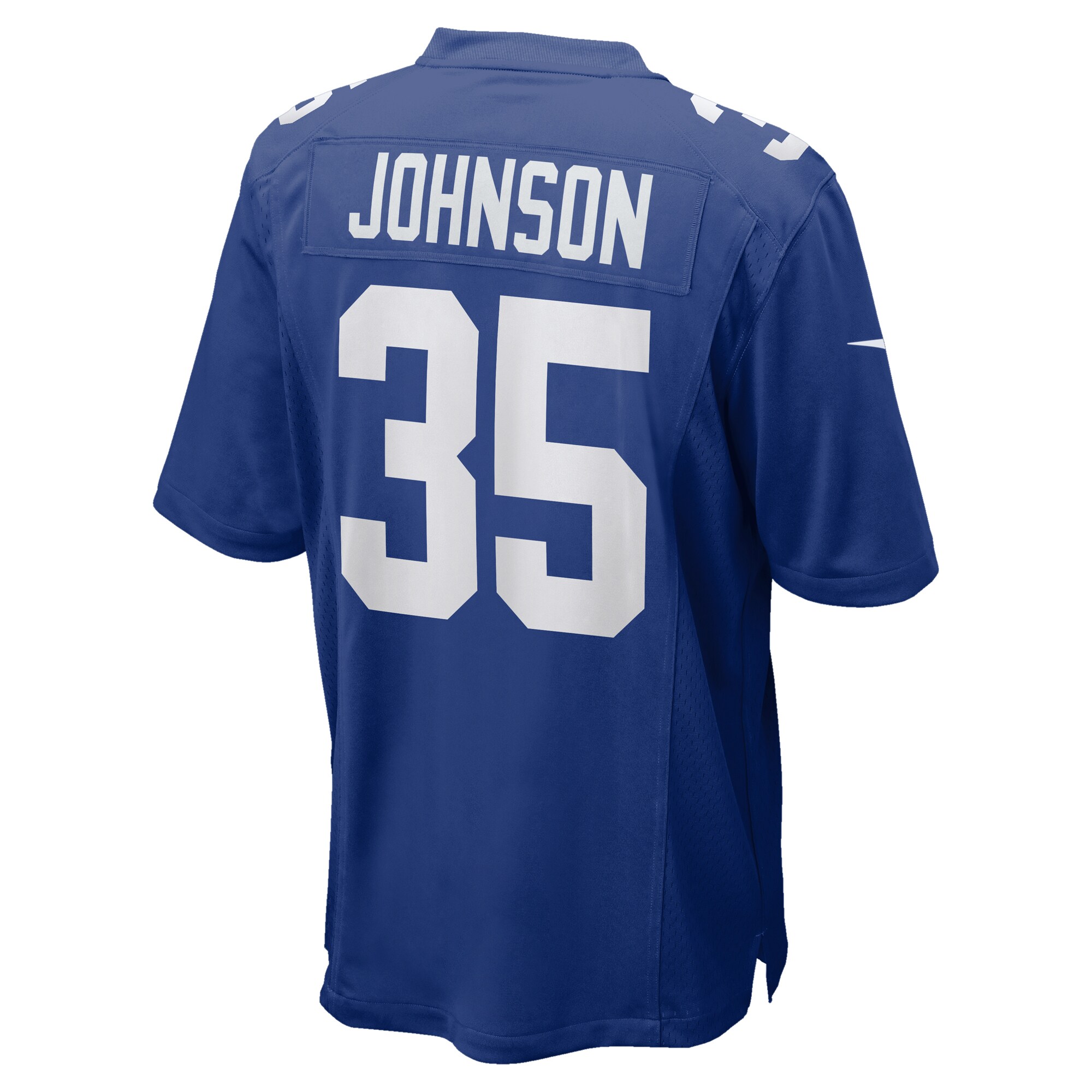 New York Giants Leonard Johnson Royal Game Player NFL Jersey Men's