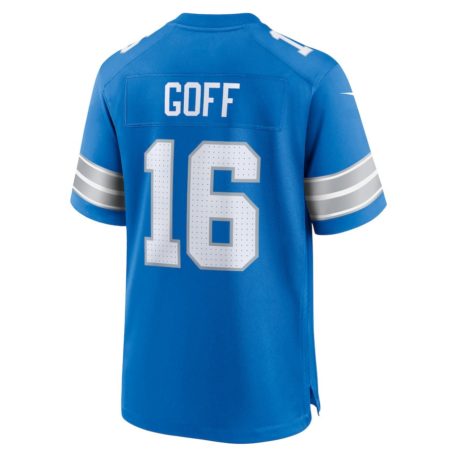 Jared Goff #16 Detroit Lions Super Bowl LIX Blue NFL Jersey Youth