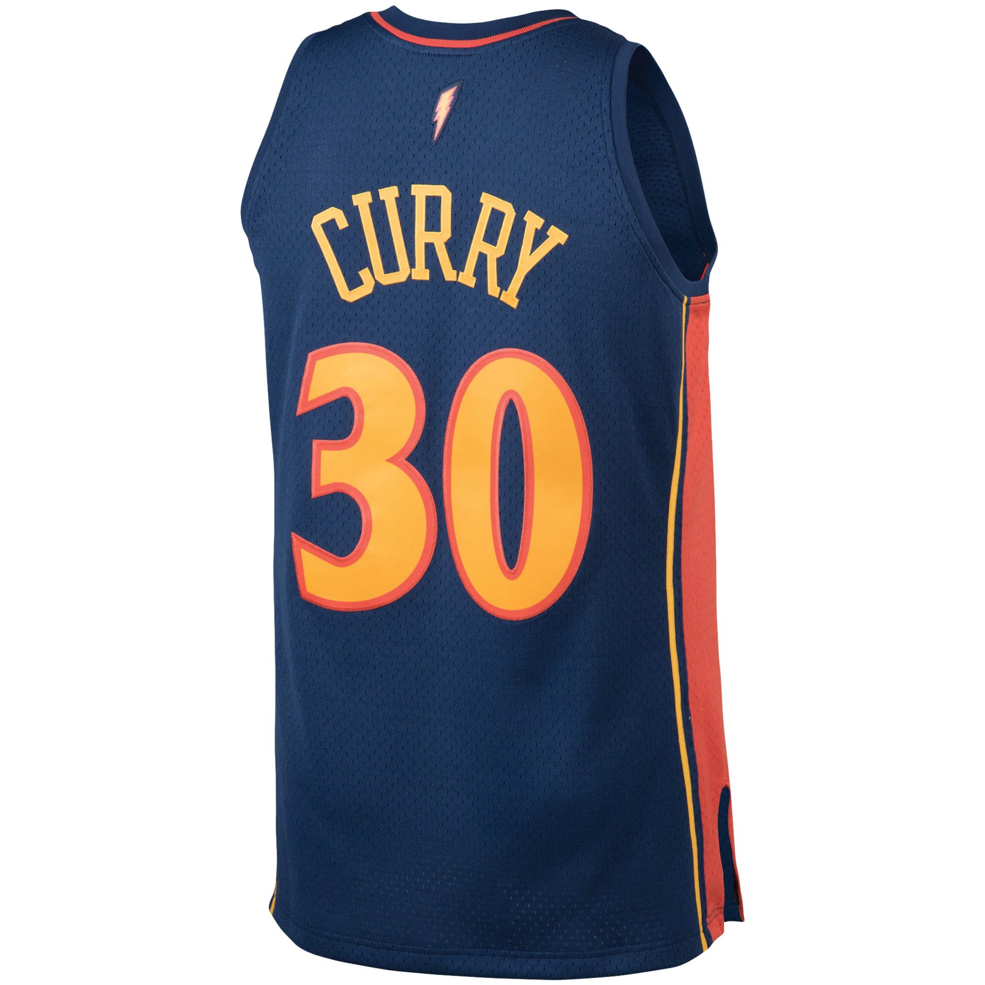 Mitchell Ness Stephen Curry Navy Golden State Warriors Big Tall Hardwood Classics NBA Jersey Men's