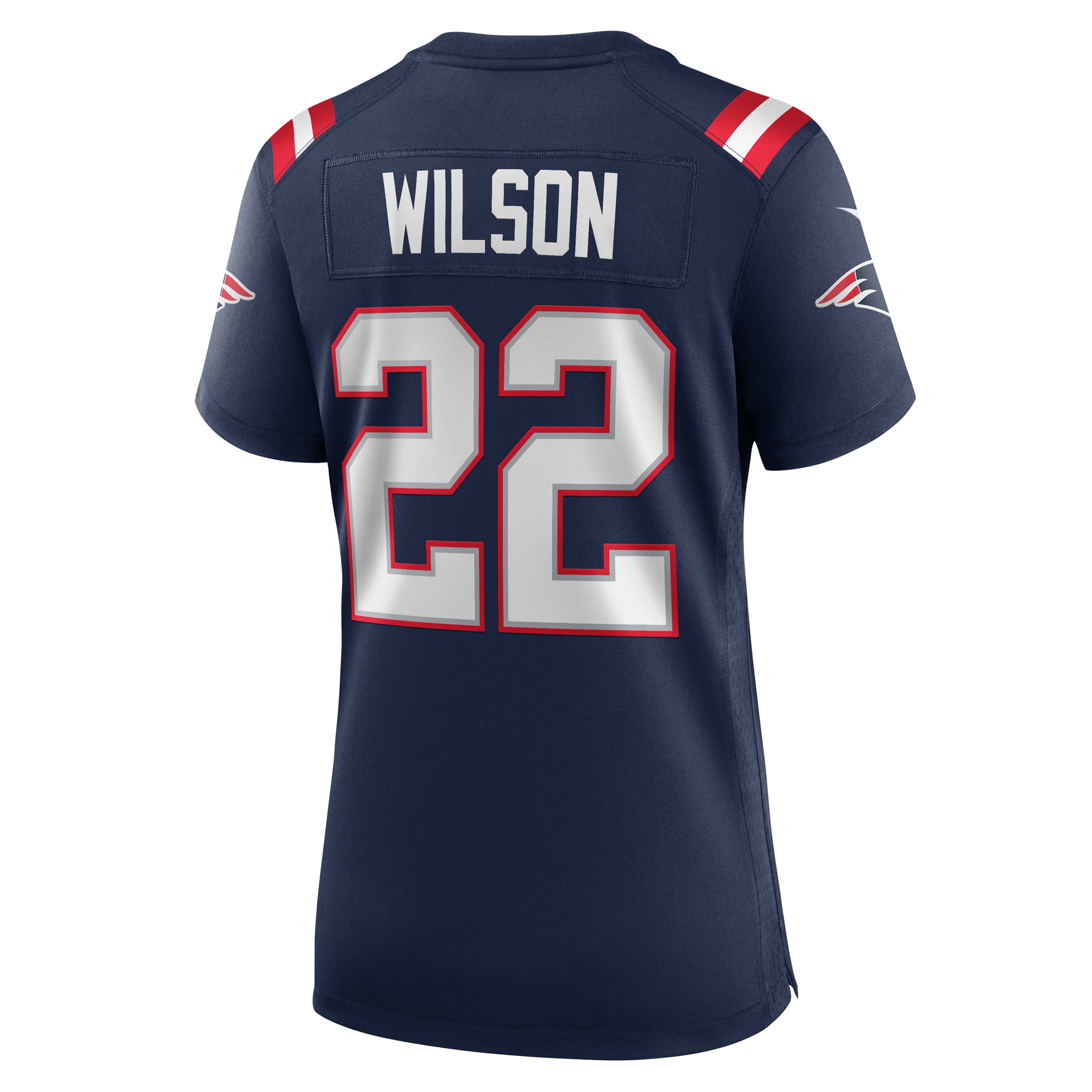 New England Patriots Marco Wilson Navy Game NFL Jersey Women's