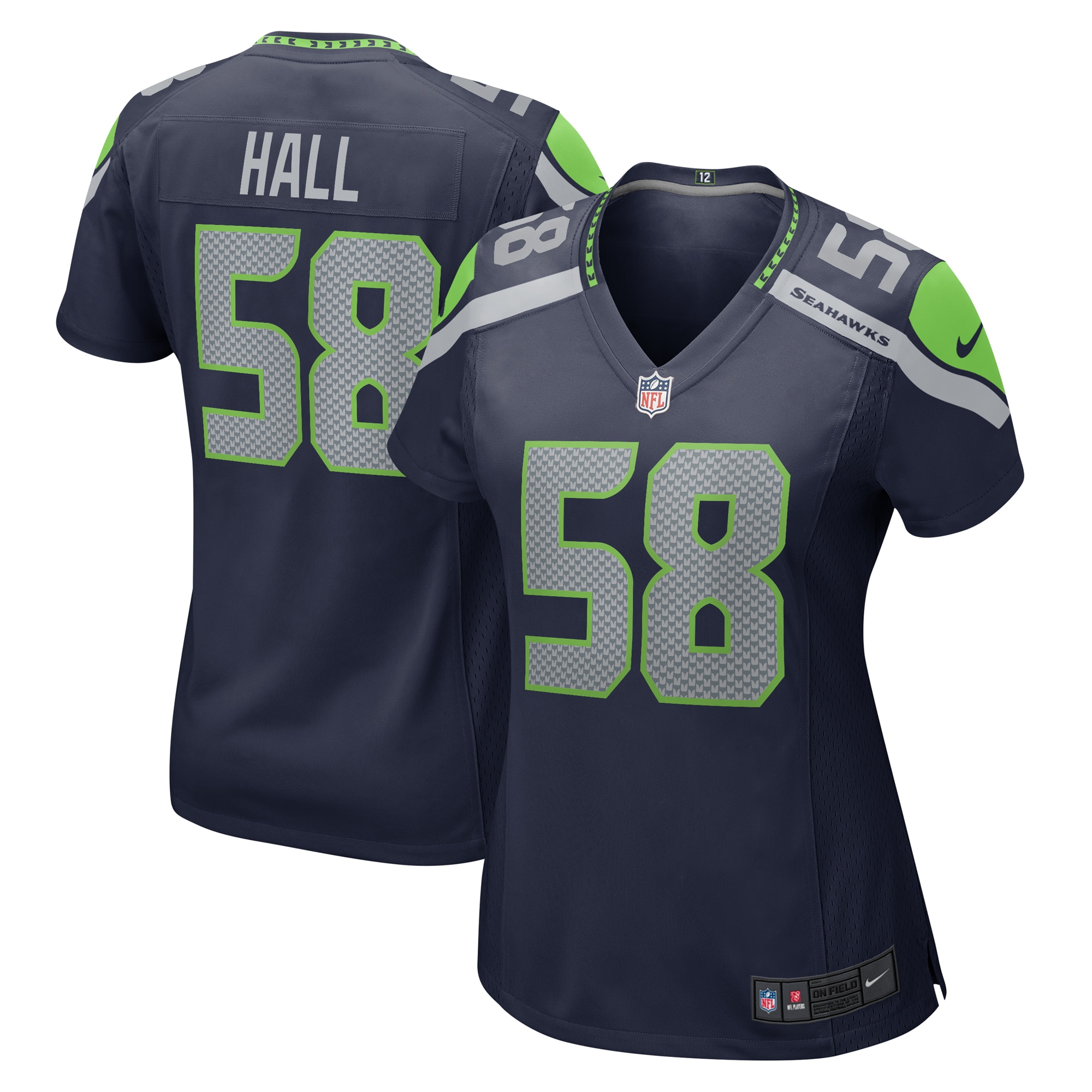 Derick Hall Seattle Seahawks Nike Women's Game Jersey - College Navy