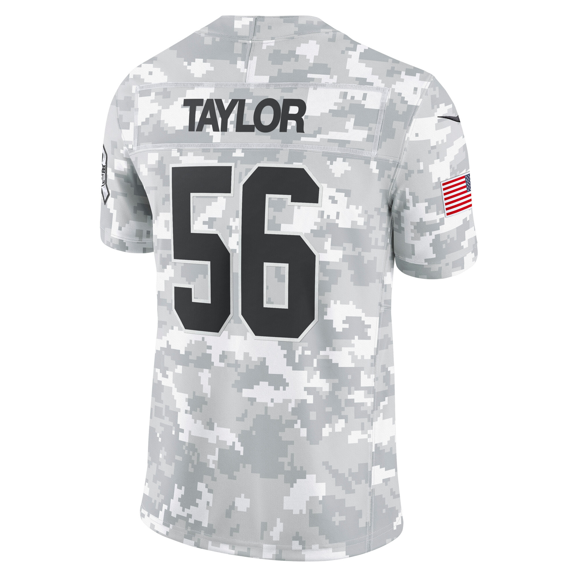 New York Giants Lawrence Taylor Arctic Camo 2024 Salute to Service Retired Player Limited NFL Jersey Men's