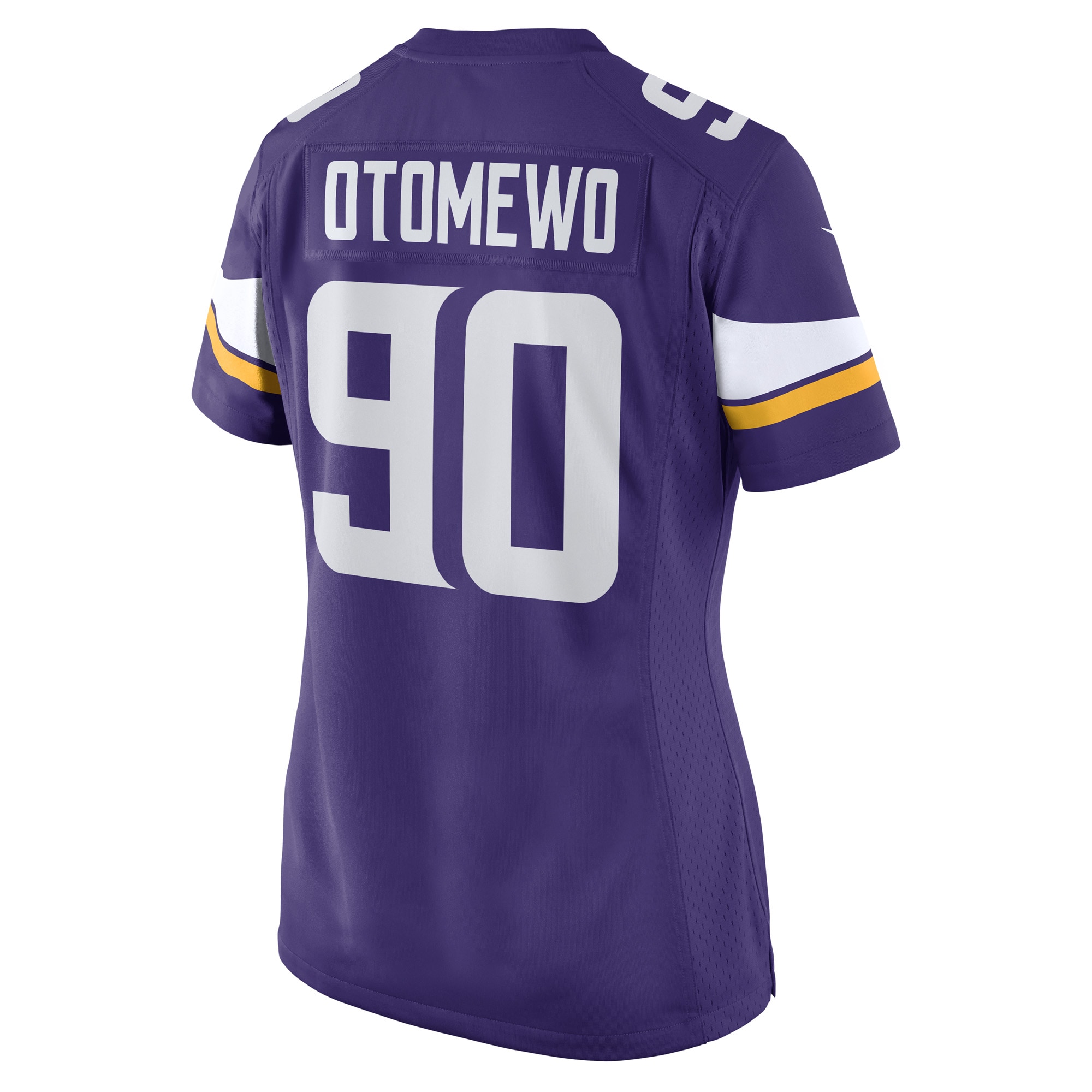 Minnesota Vikings Esezi Otomewo Purple Game Player NFL Jersey Women's